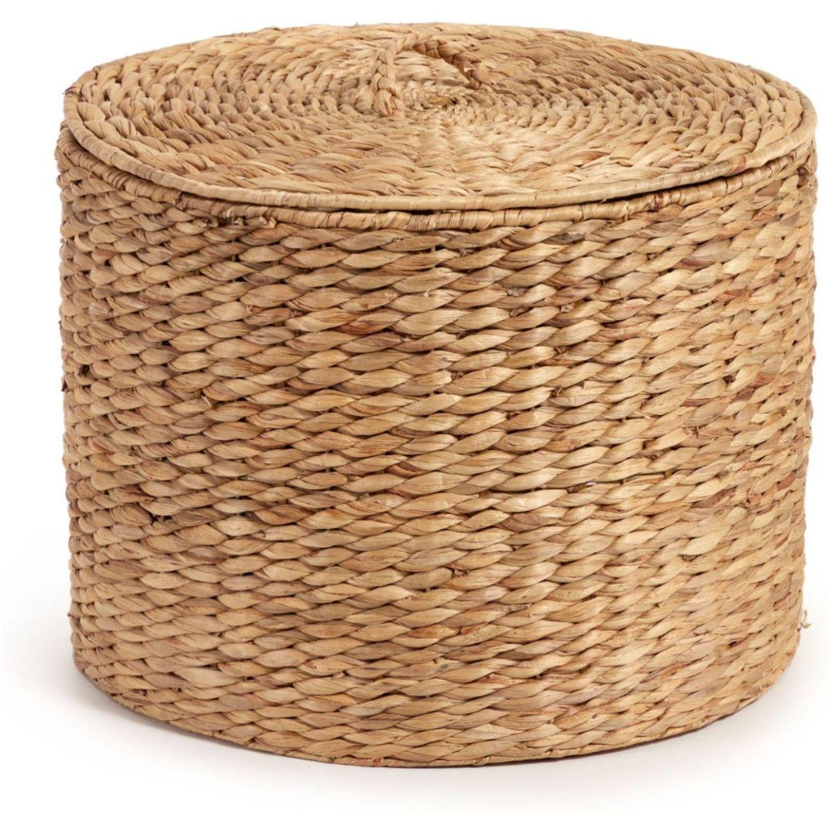 Wäschekorb Yessira Rattan natur 60x60