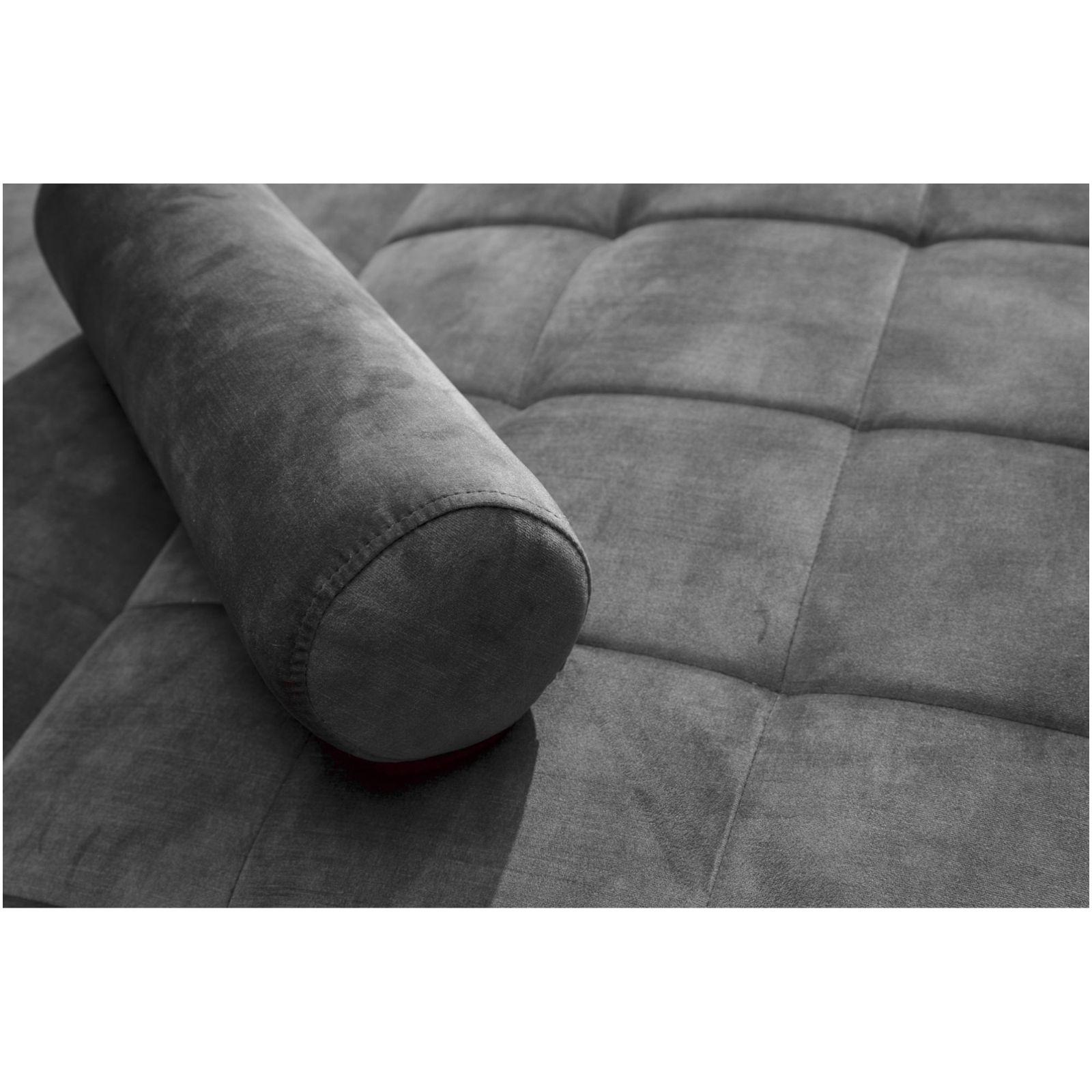Bettsofa Cona Velours grau 195