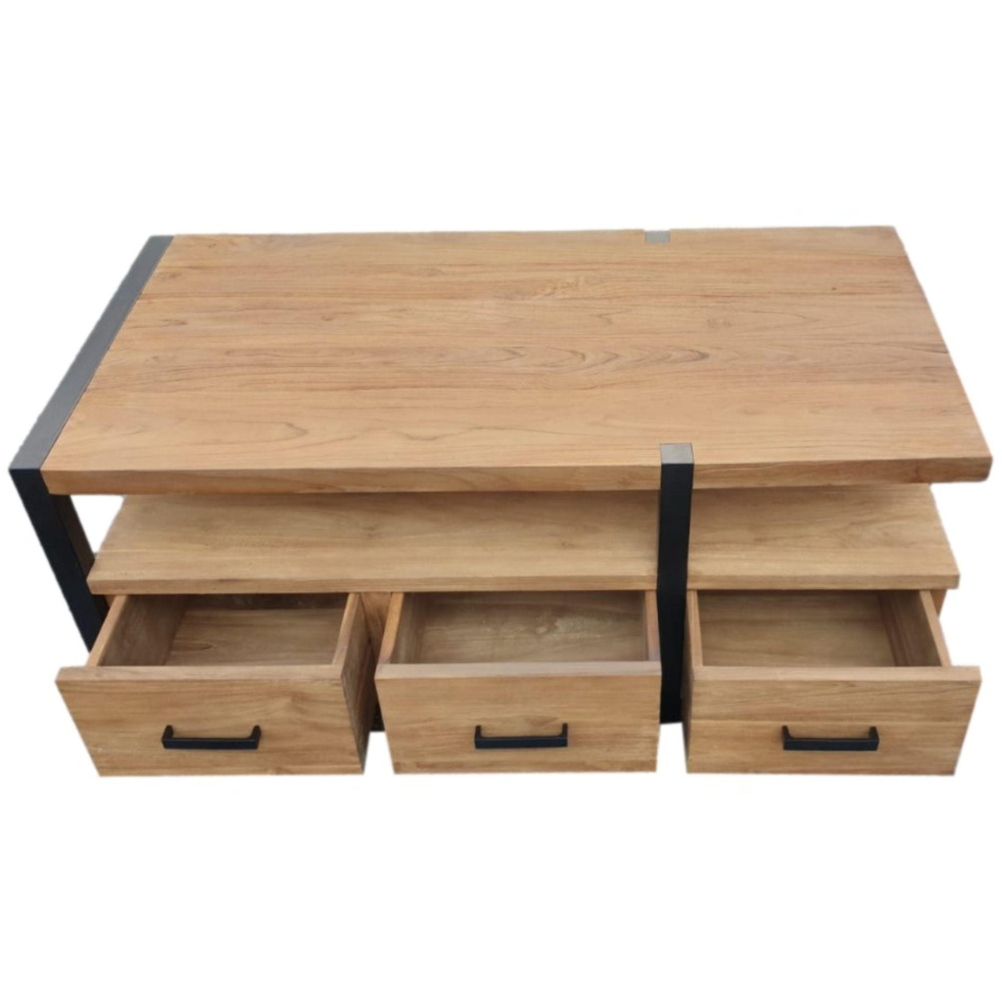 Couchtisch Iron Teak 120x60