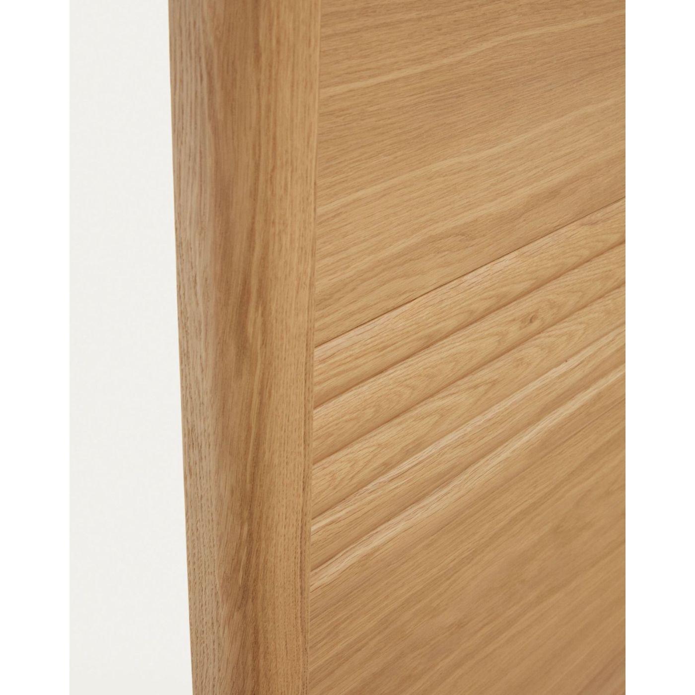 Holzbett Lenon Eichenholz natur - Grösse: 90x200