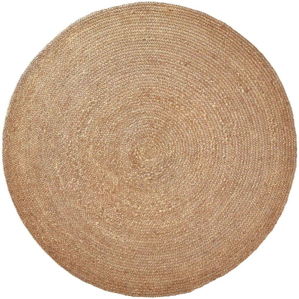 Doc runder Teppich 100% Jute natur Ø 150 cm