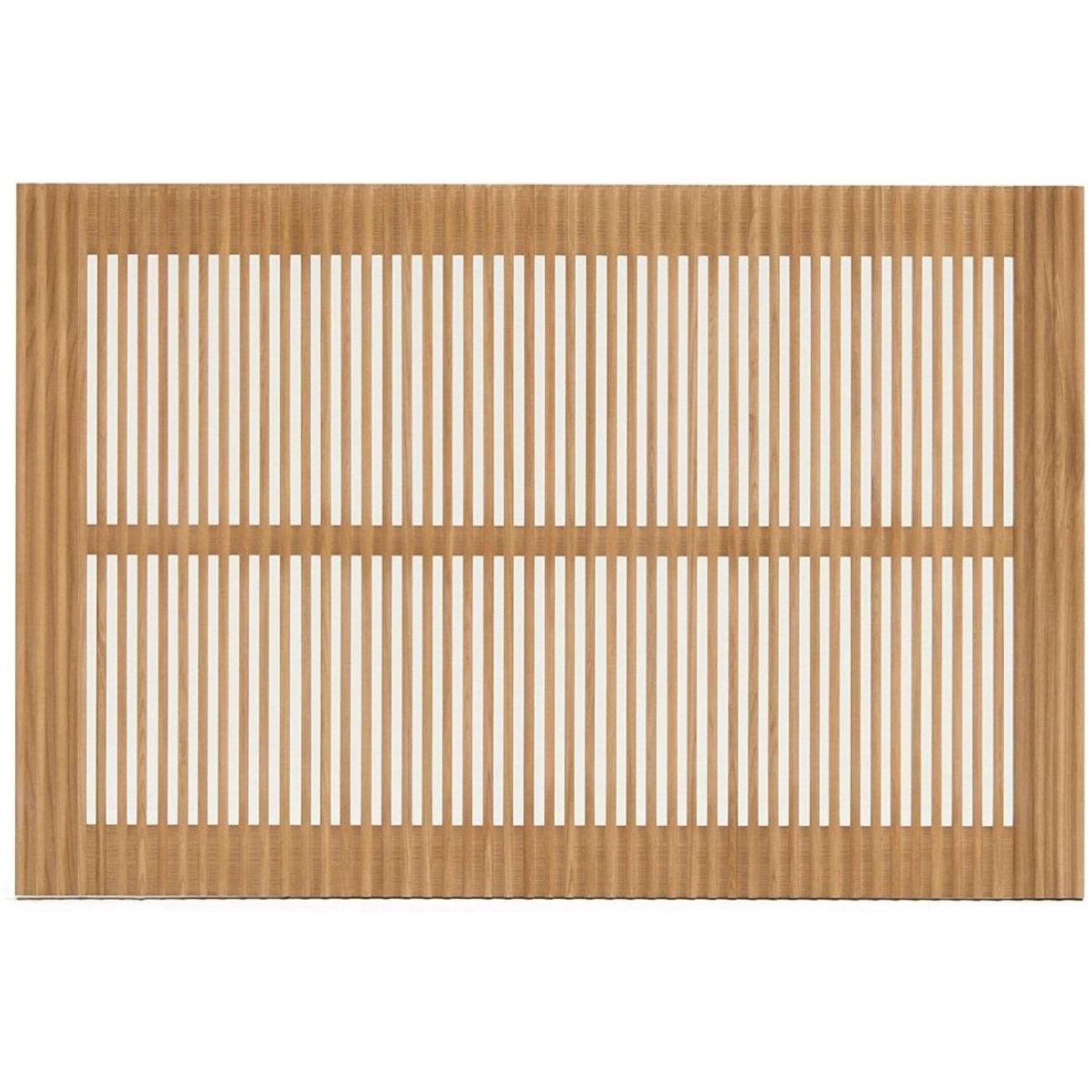Bettkopfteil Beyla Esche massiv für Bett von 90cm FSC 100%