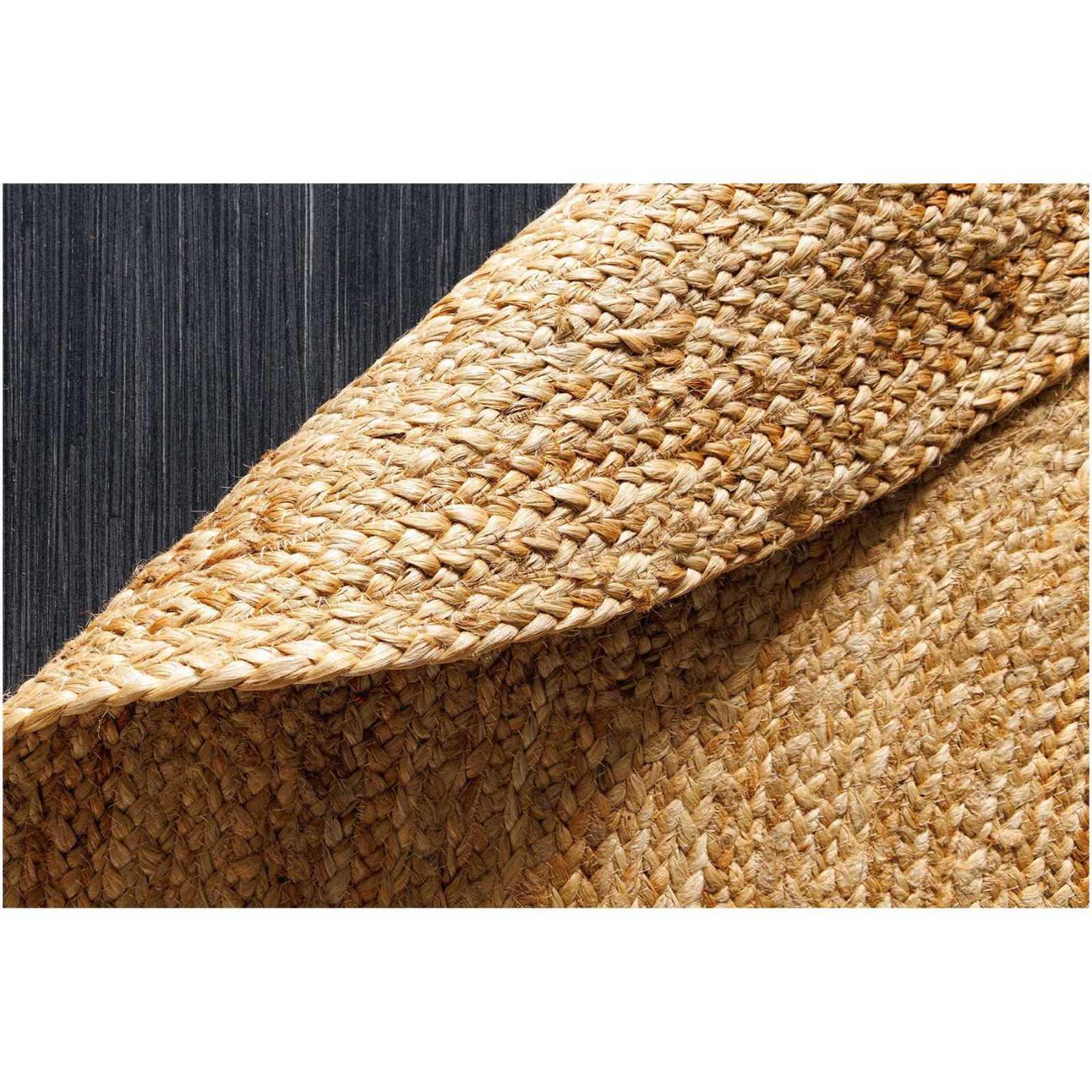 Teppich oval Jute natur 160x230