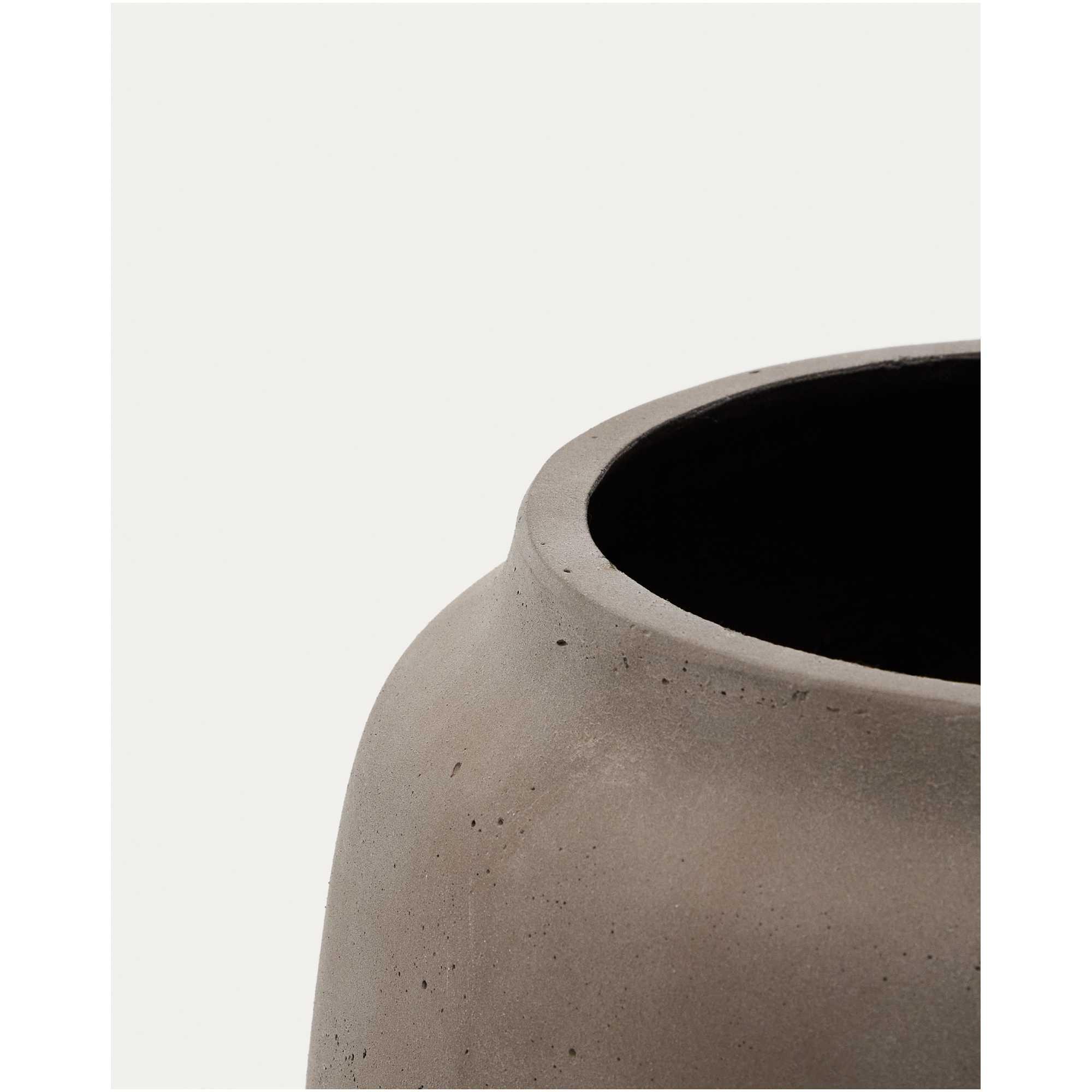 Blumentopf rund Lira in Terrakottaoptik 40x40