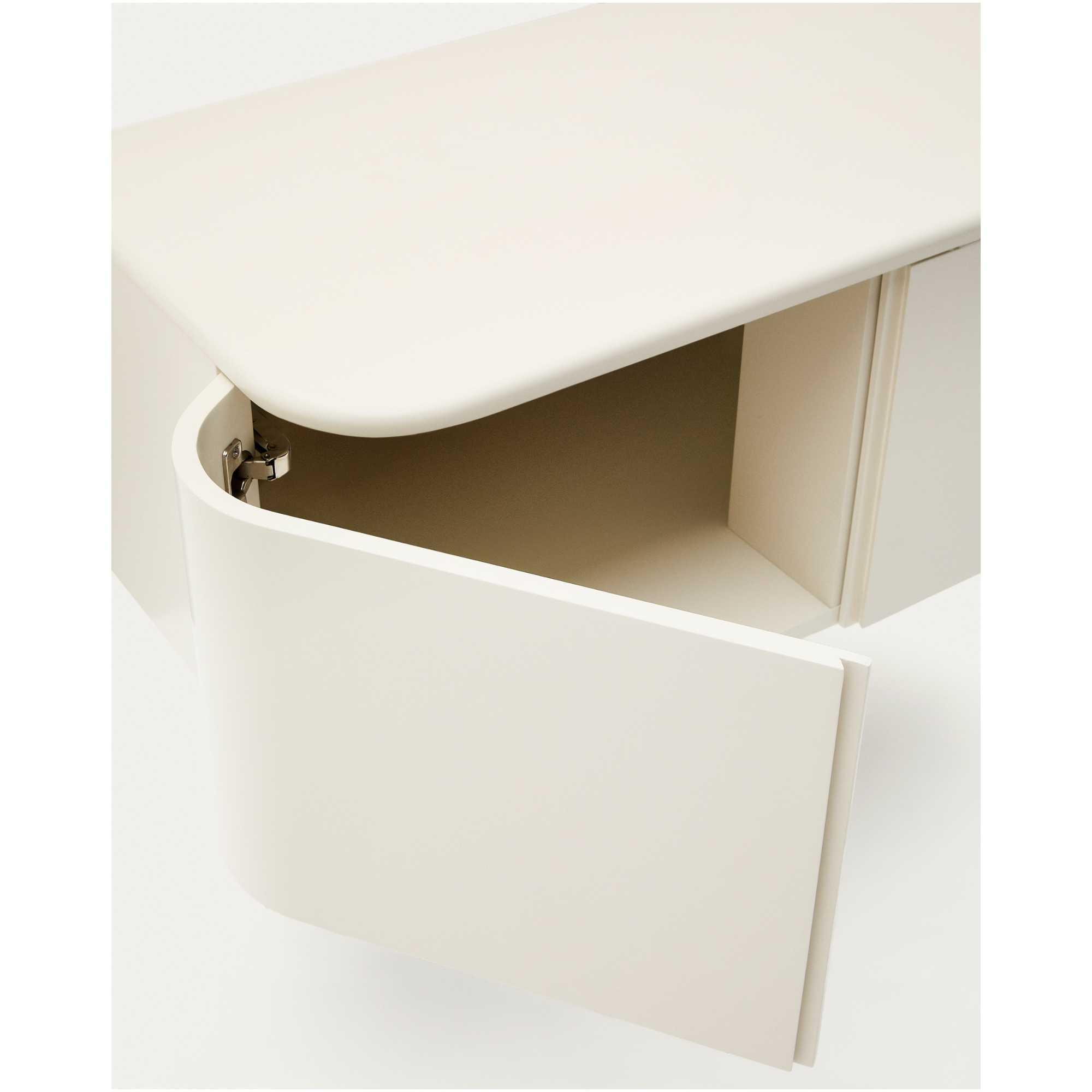 Badezimmermöbel Salaya Eschenschichtholz beige 90x45