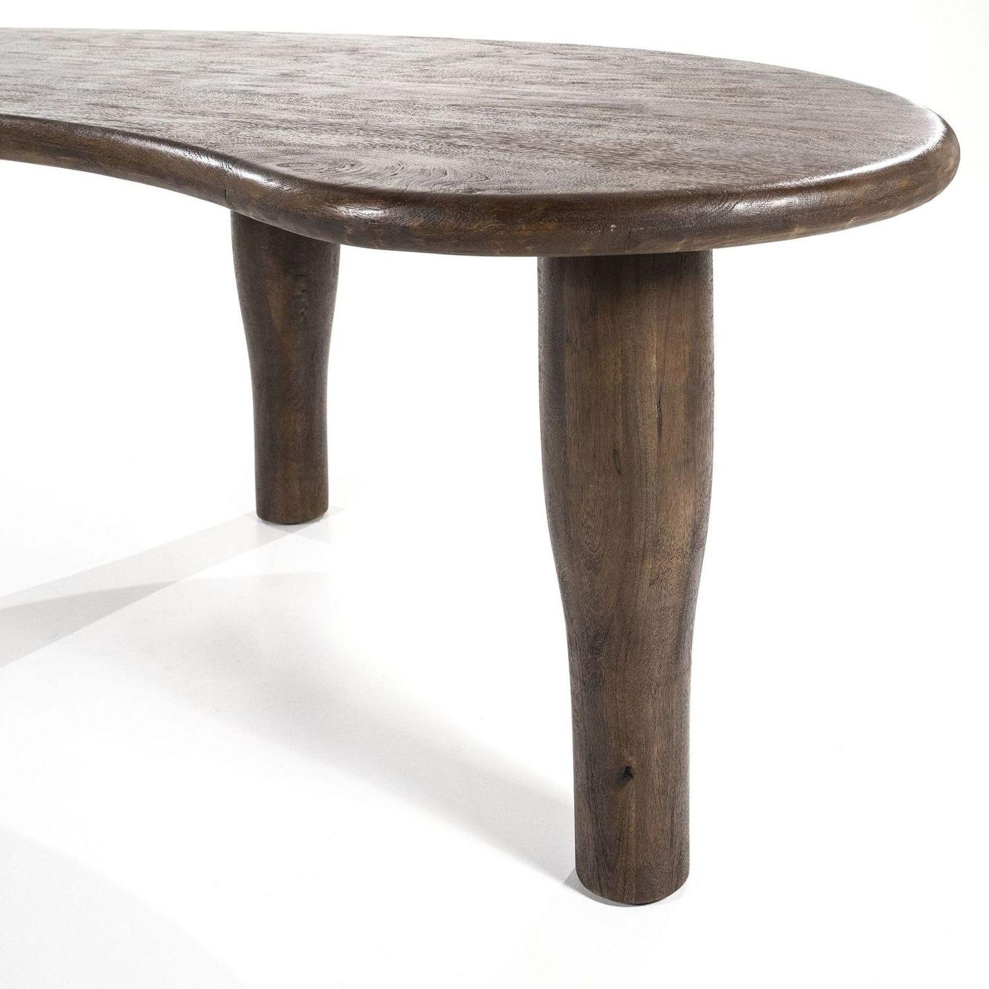 Esstisch Massivholz Organisch Mangoholz braun - Grösse: 200x115