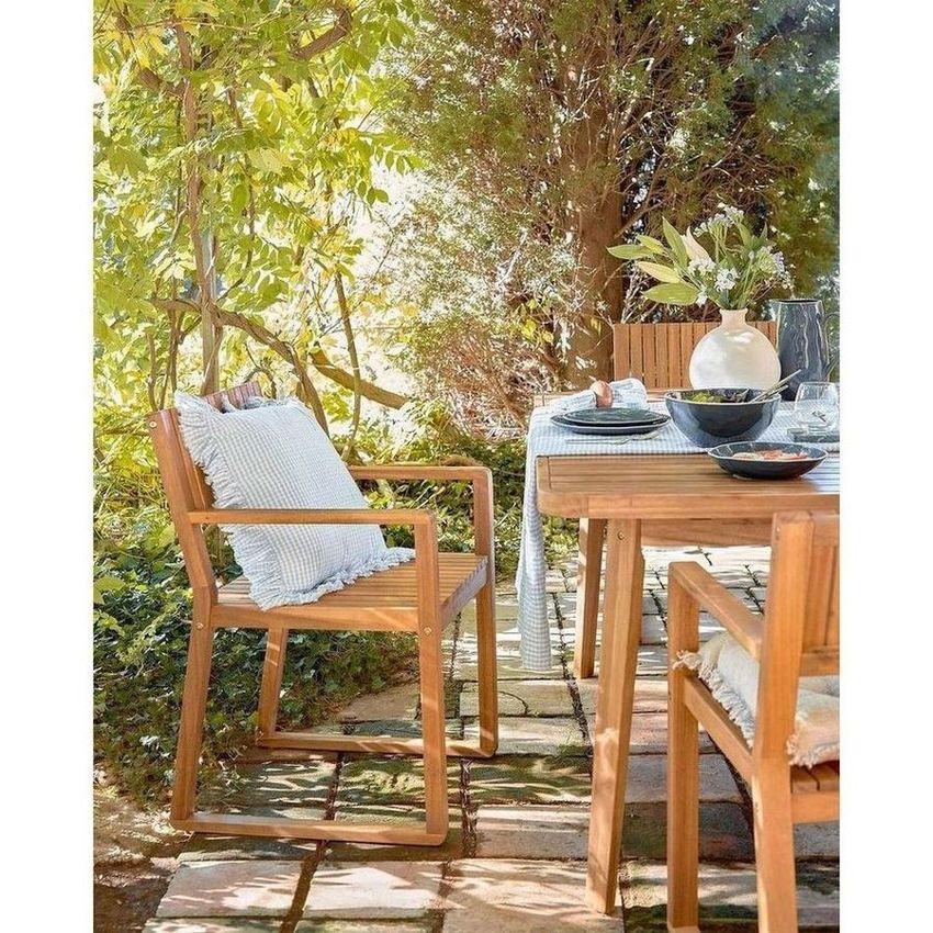 Garten Esstisch Verena Akazienholz 90x143-200 (ausziehbar)