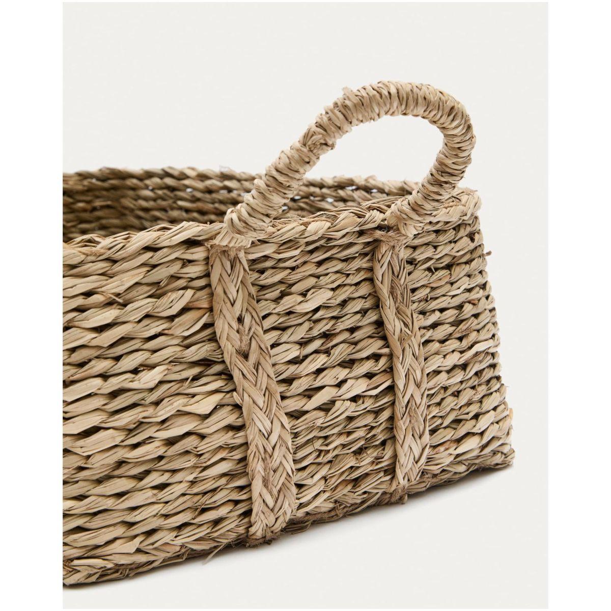 Aufbewahrungskorb Milly Natur Rattan (2er-Set)