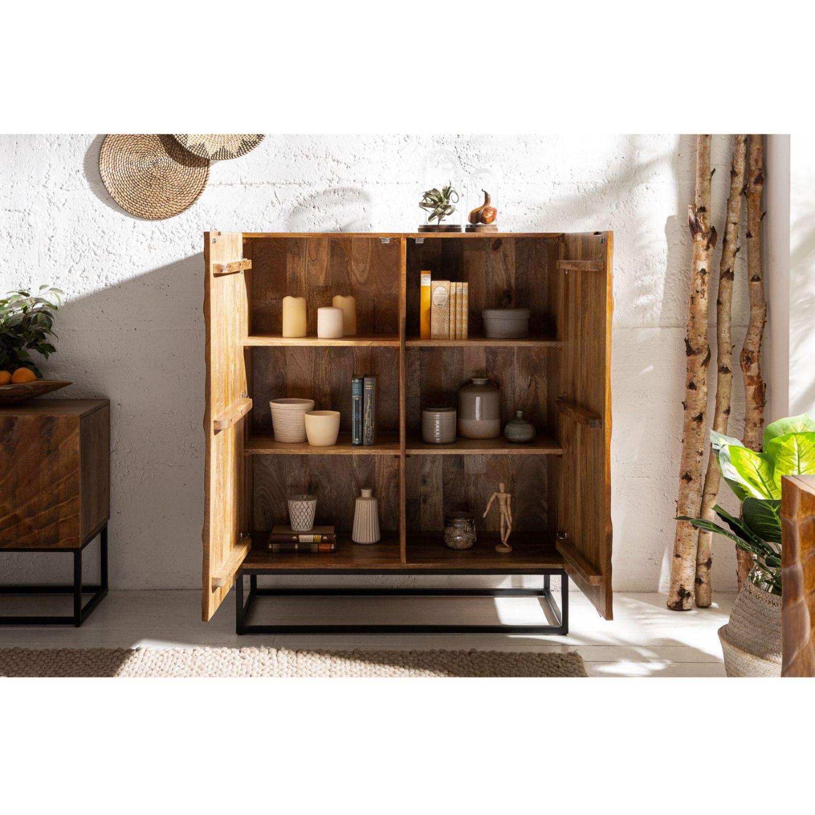 Highboard Vintage Baraya 100cm Mango braun