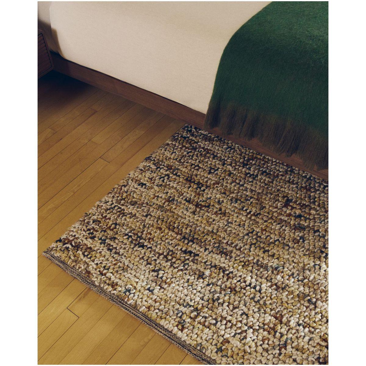 Bouclé-Wollteppich Elanis mehrfarbig 160x230