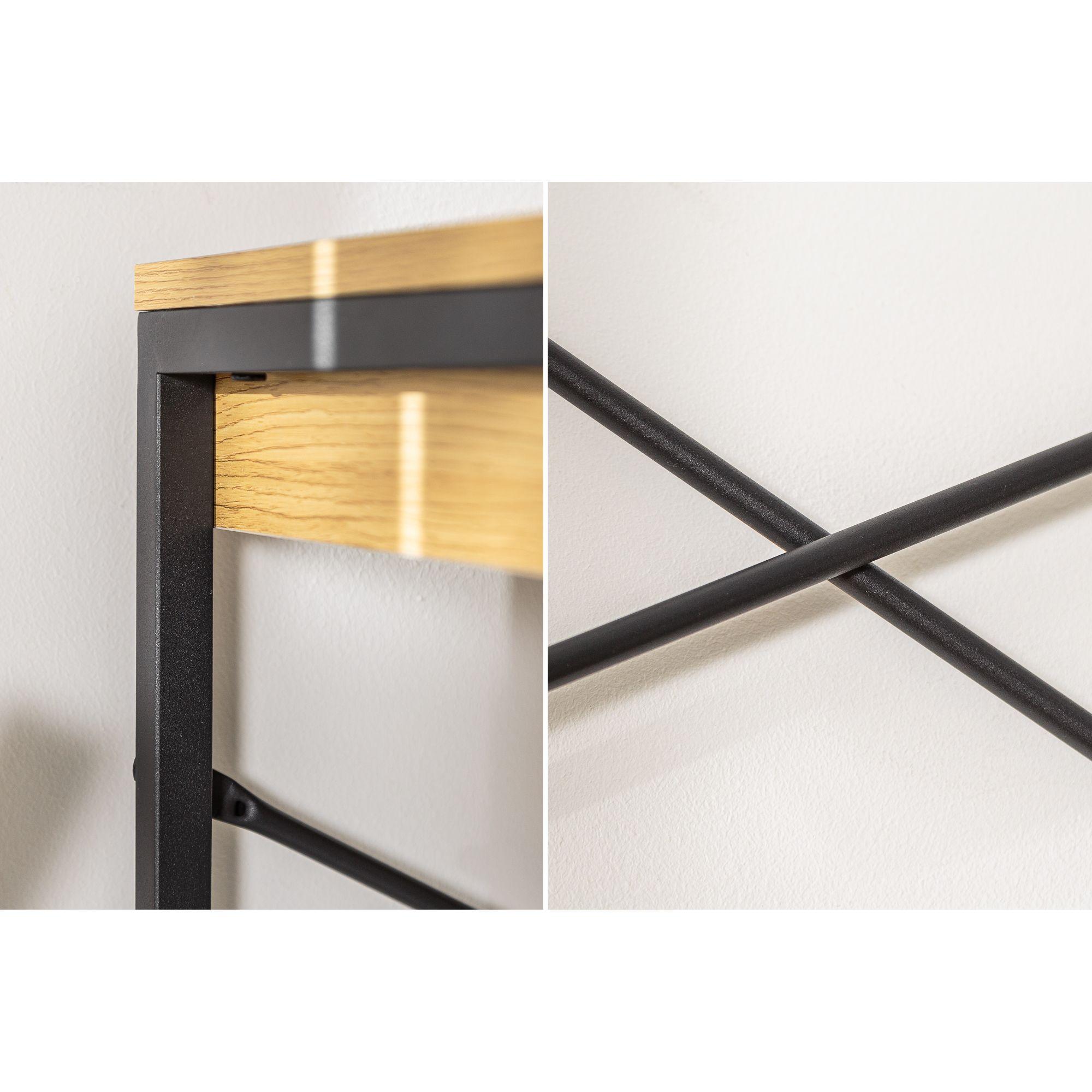 Eck-Schreibtisch Basic Eiche-Optik