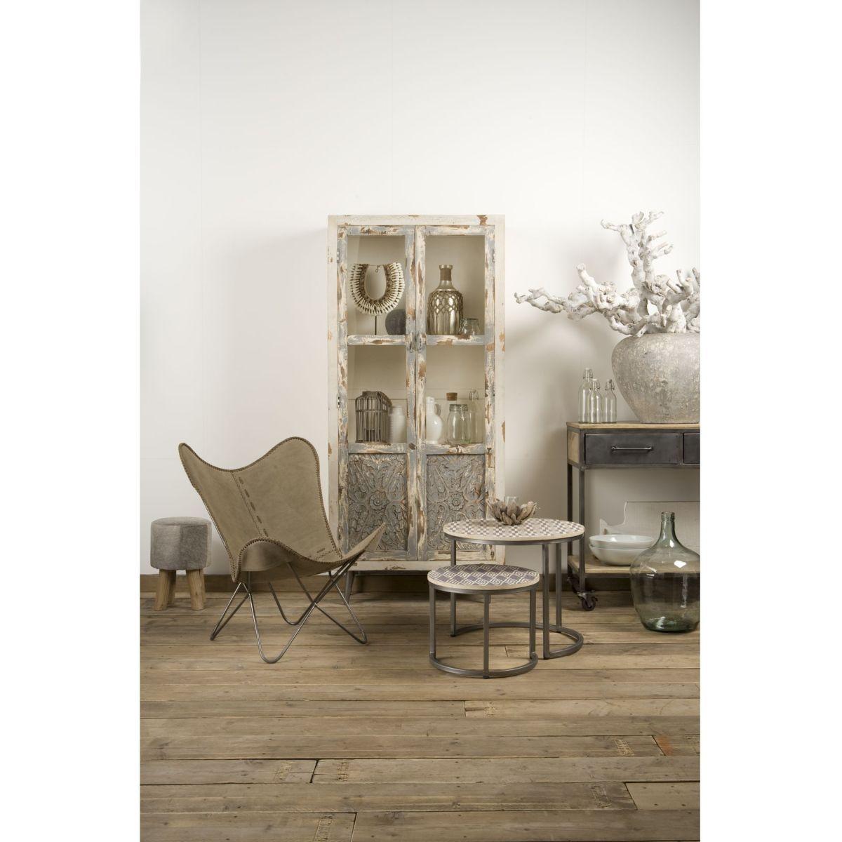 Standvitrine Country Bright 90x200