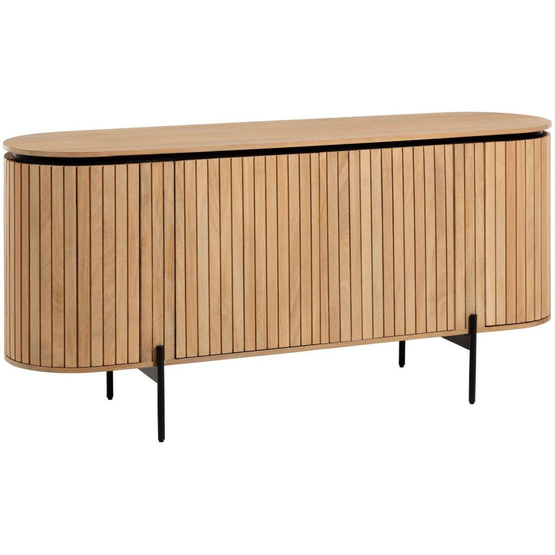 Sideboard  Licia mit 4 Türen Mangoholz natur 170