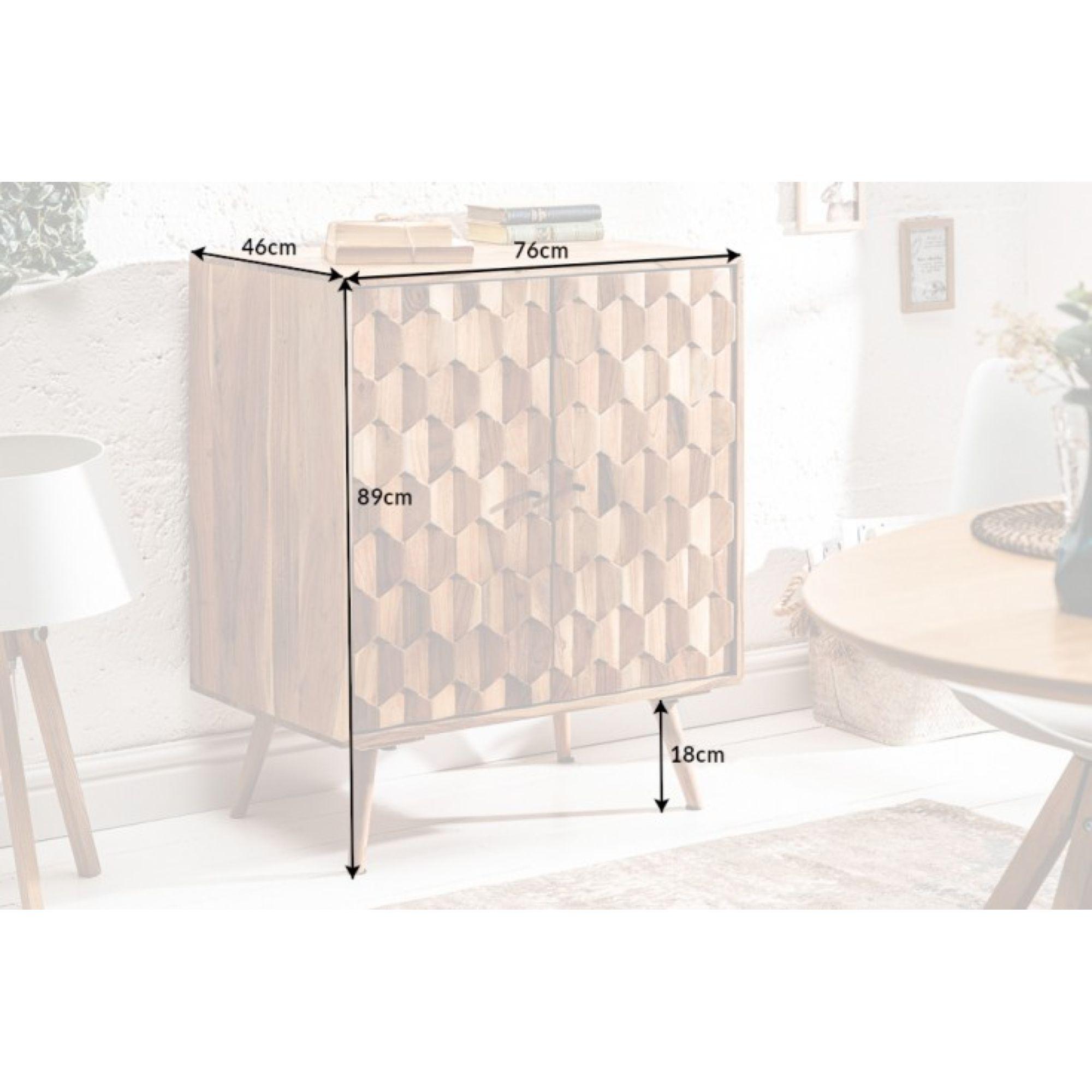 Barschrank Beehive II 76cm Akazie