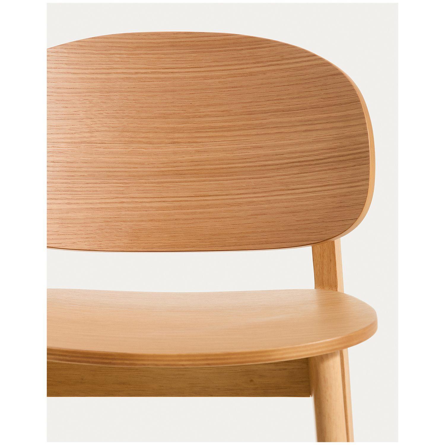 Barhocker Ludara aus Eichenfurnier 65 cm