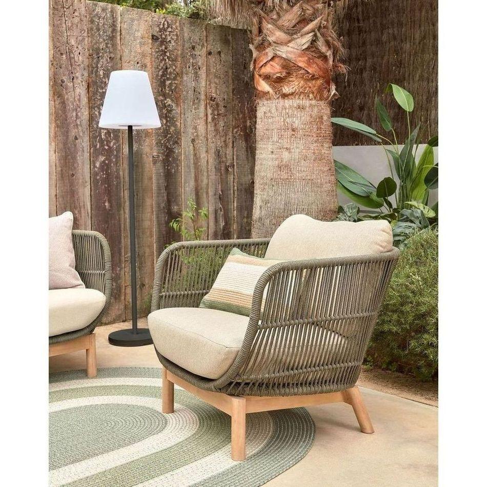 Gartensessel Catalina Cord Rope grün Akazienholz FSC