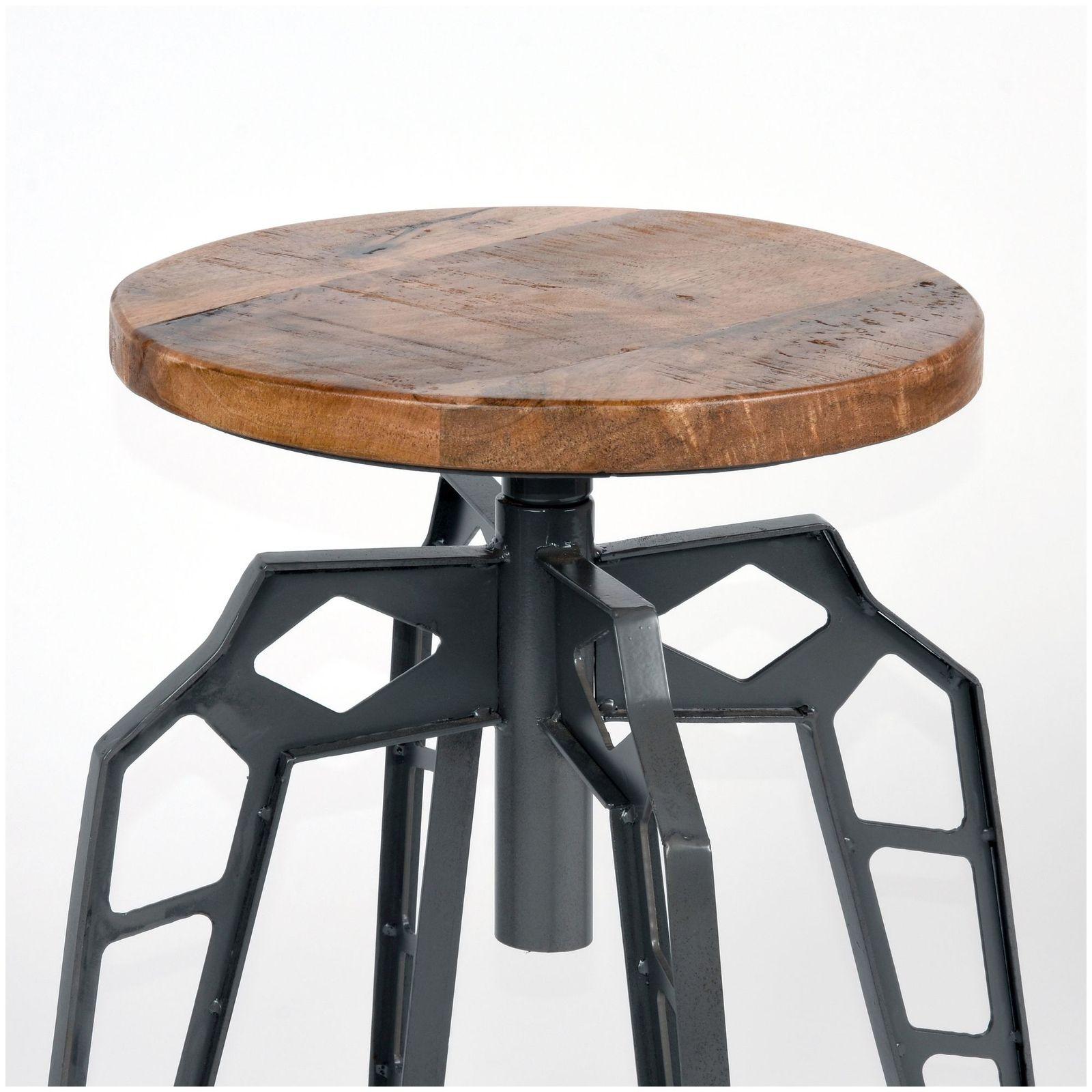 Hocker Iron Spider Grau 35x35