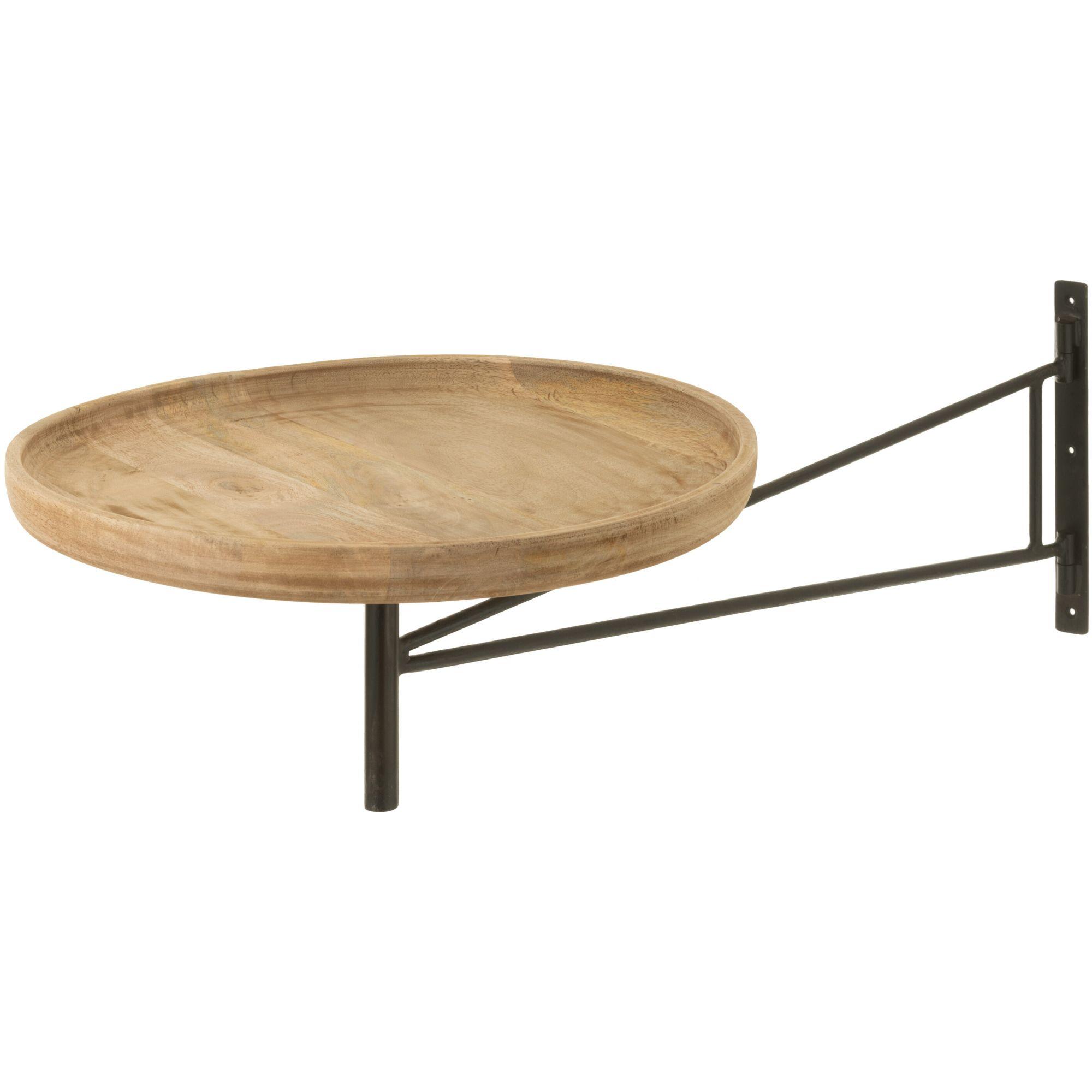 Wandtisch drehbar Mangoholz Metall