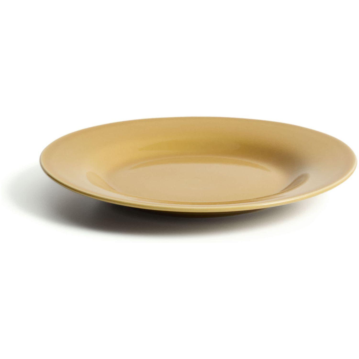 Dessertteller Selune aus Keramik in Gelb