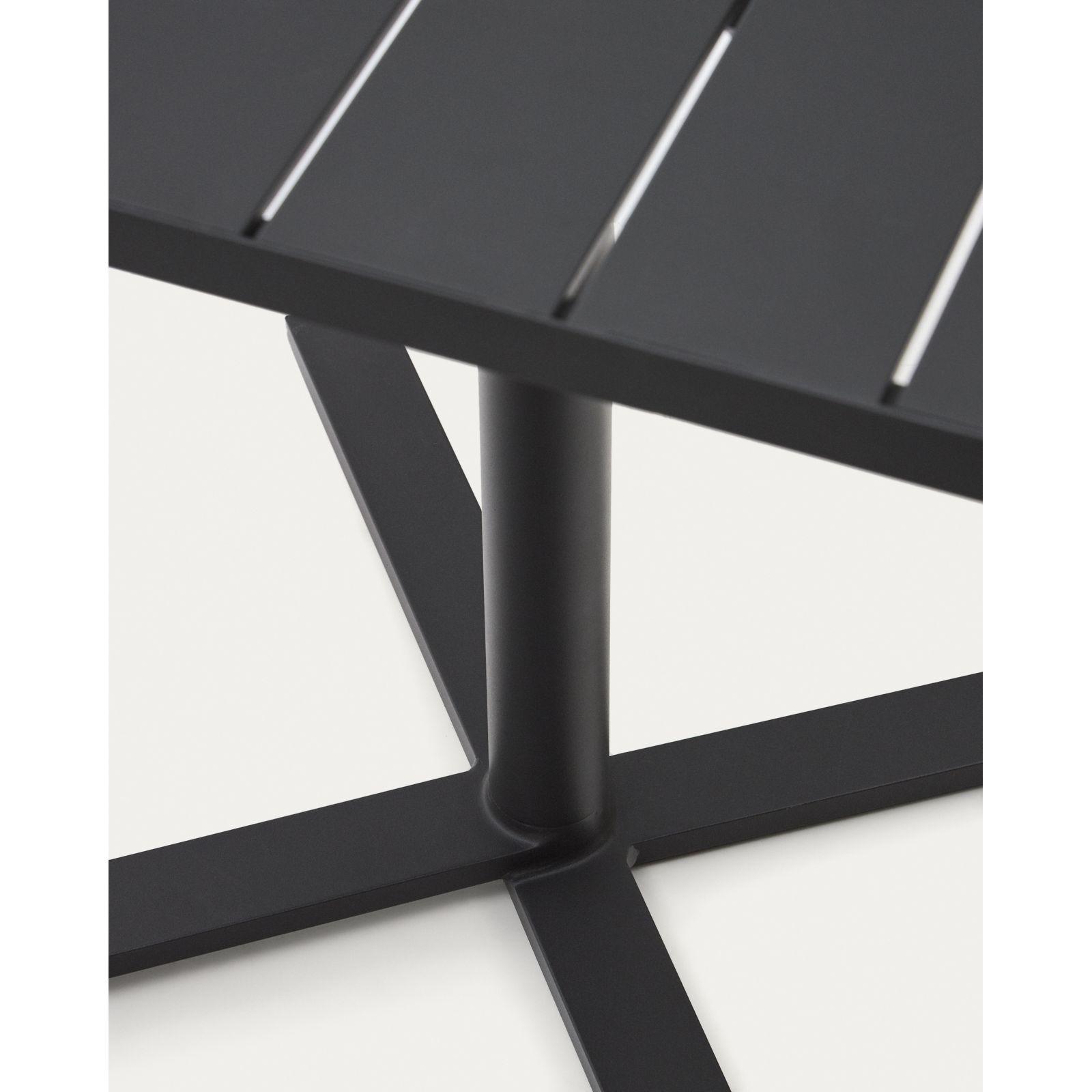 Garten Klapptisch quadratisch Torreta II Aluminium dunkelgrau 70x70