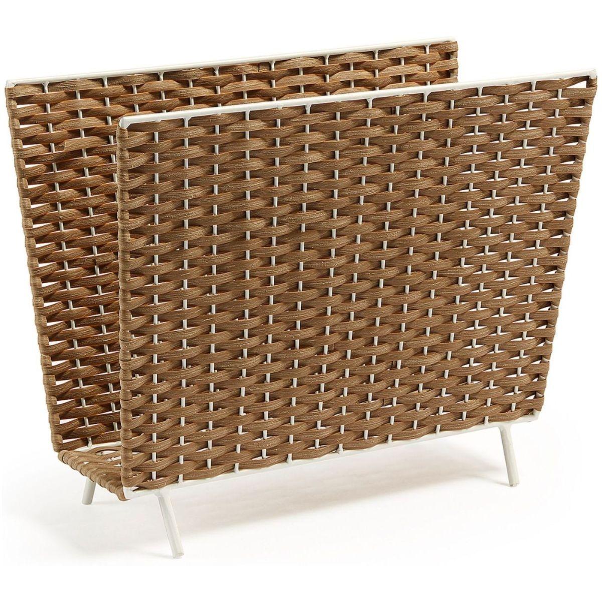 Zeitungsständer Shibori Rattan
