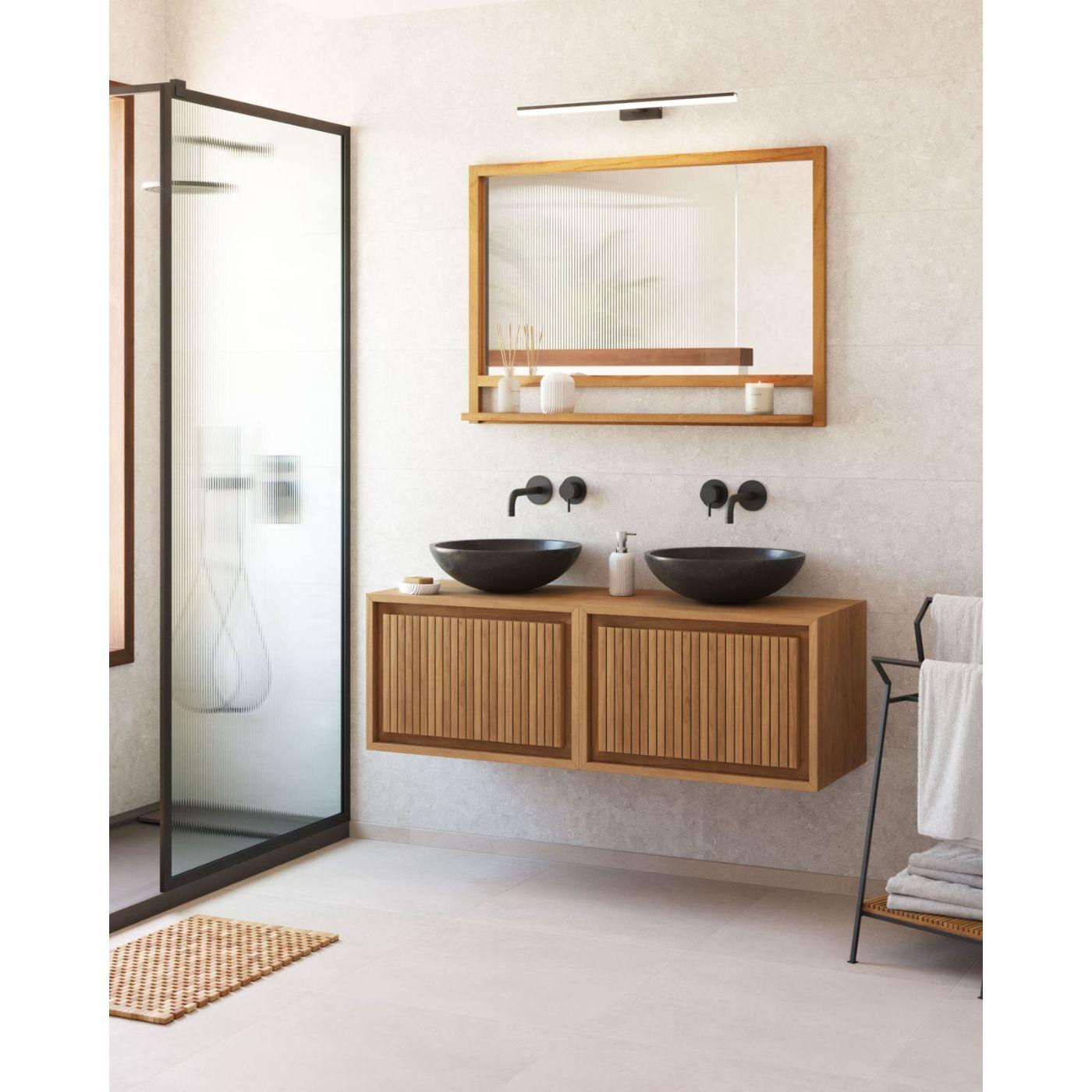 Badematte Azuray Teakholz 40x60
