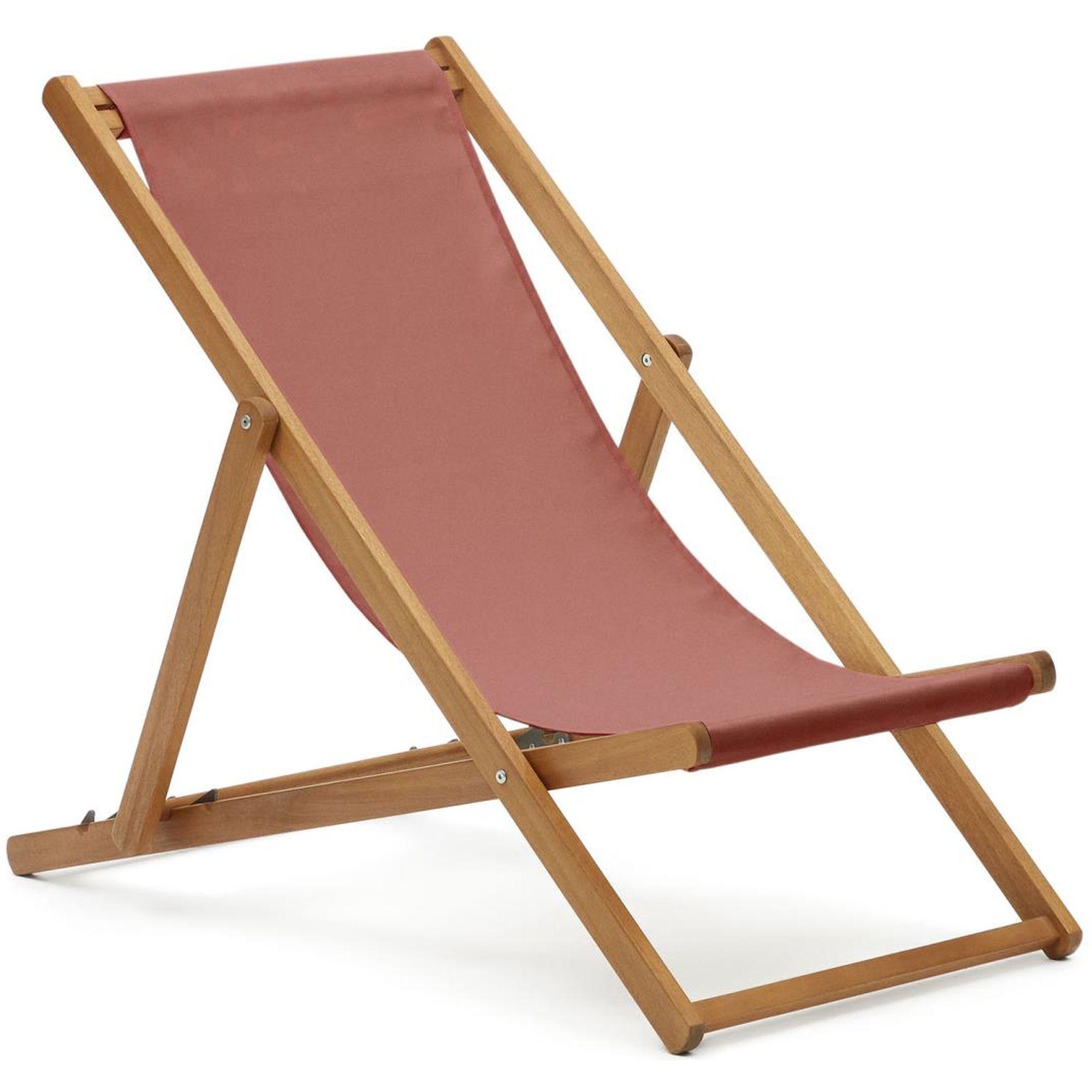 Liegestuhl Lounger terrakotta (verstellbar)