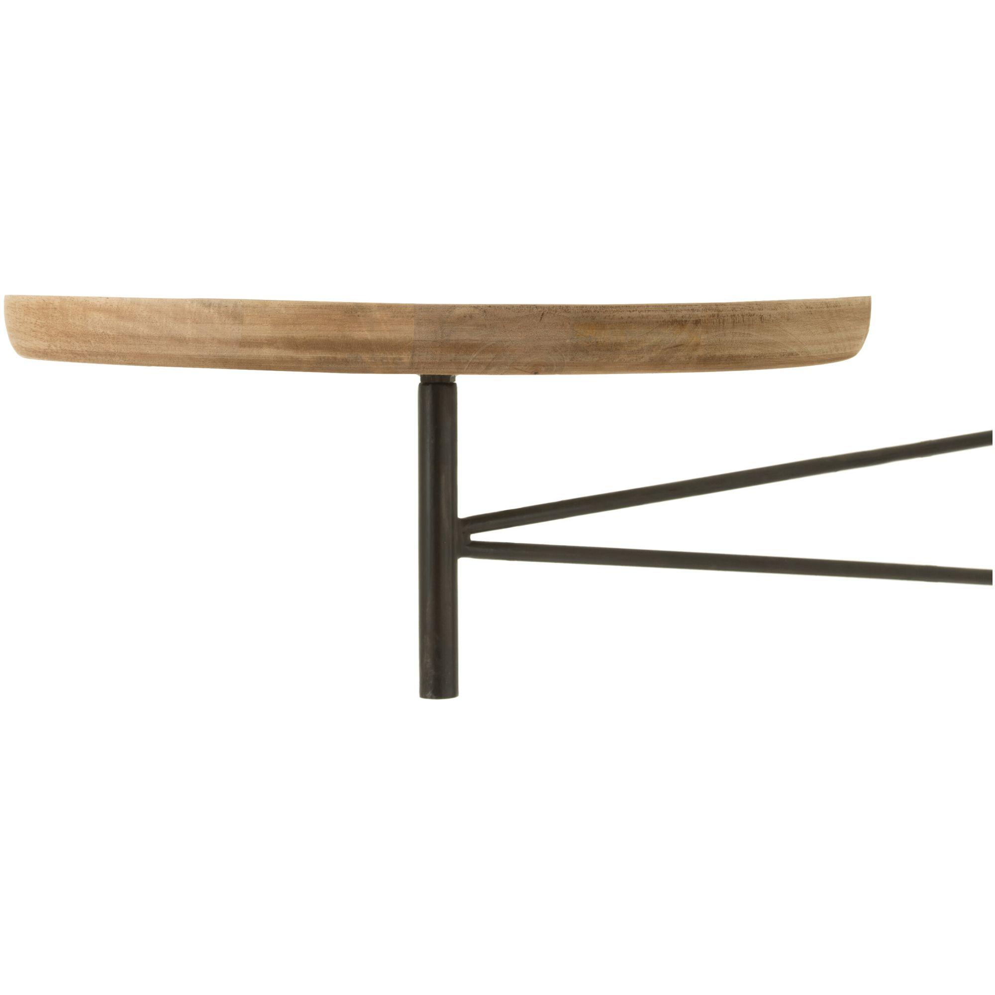 Wandtisch drehbar Mangoholz Metall