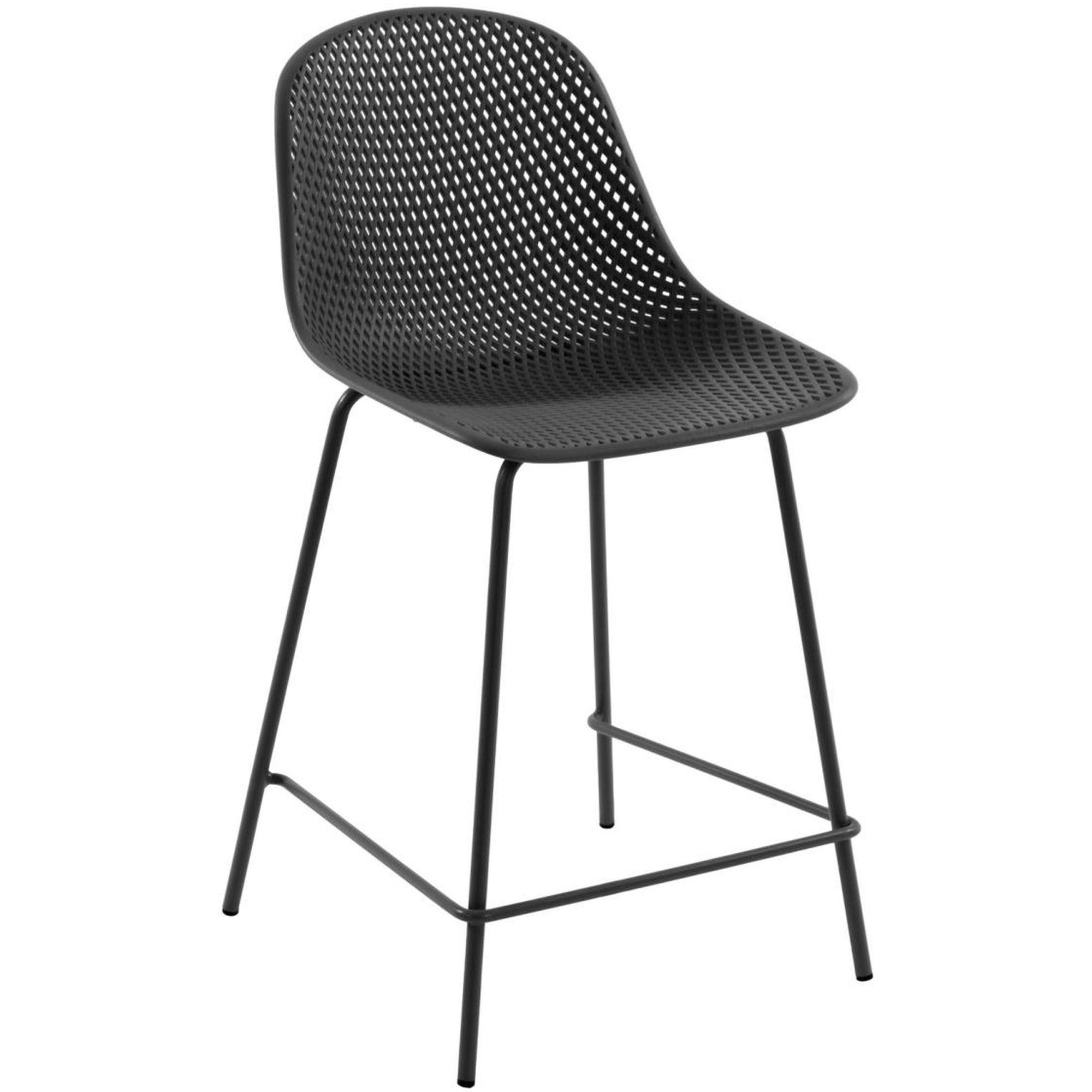 Barhocker Outdoor Garten Quinby Quinby grau Sitzhöhe 65