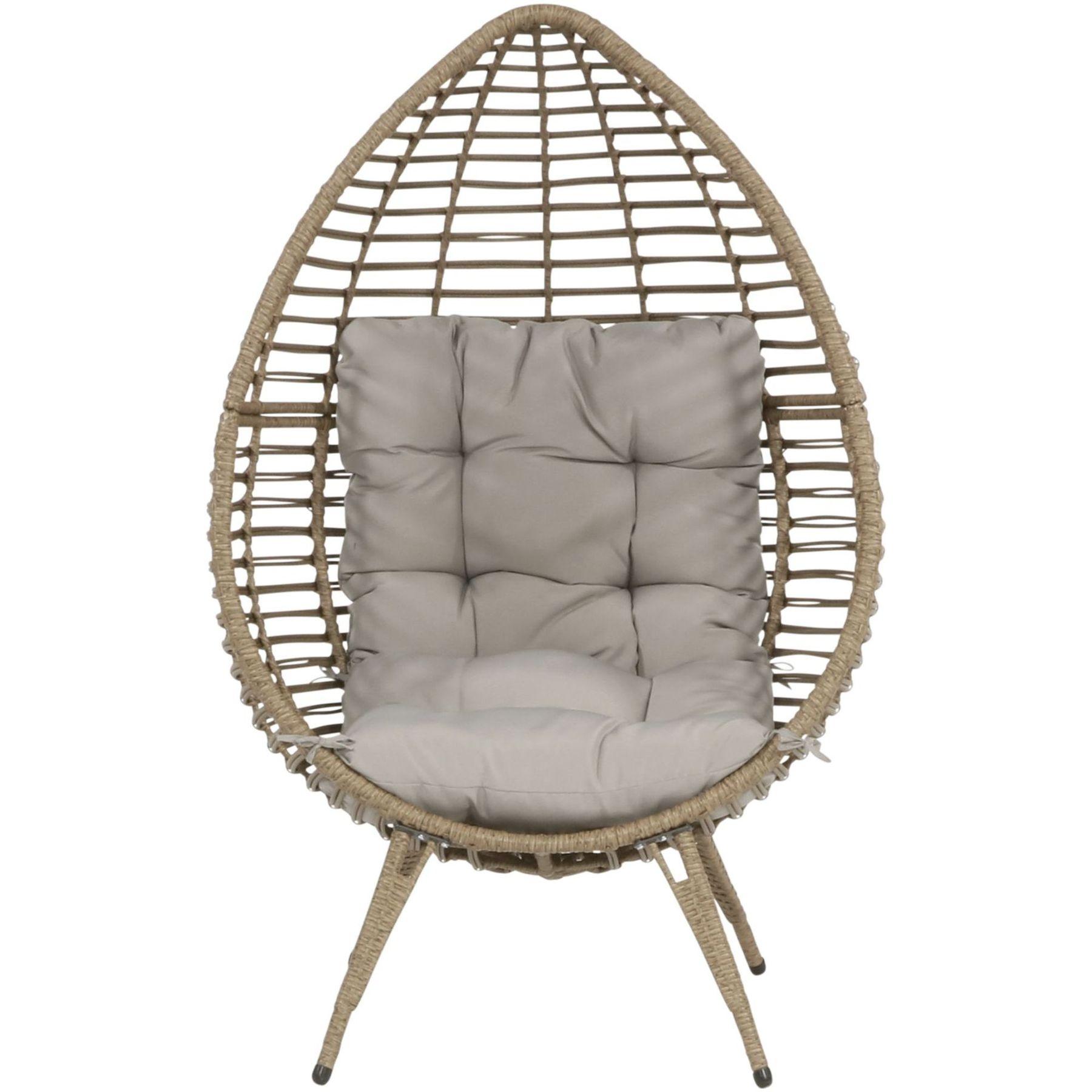 Garten Relaxsessel Egg Billy braun