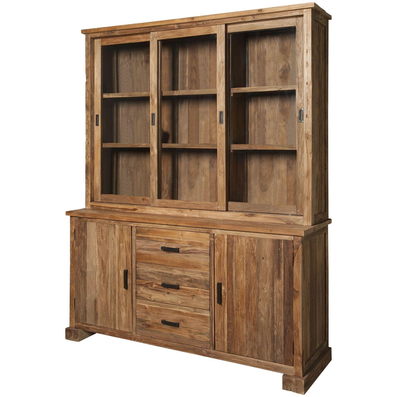 Buffetschrank Francesco 180x220 recyceltes Teakholz