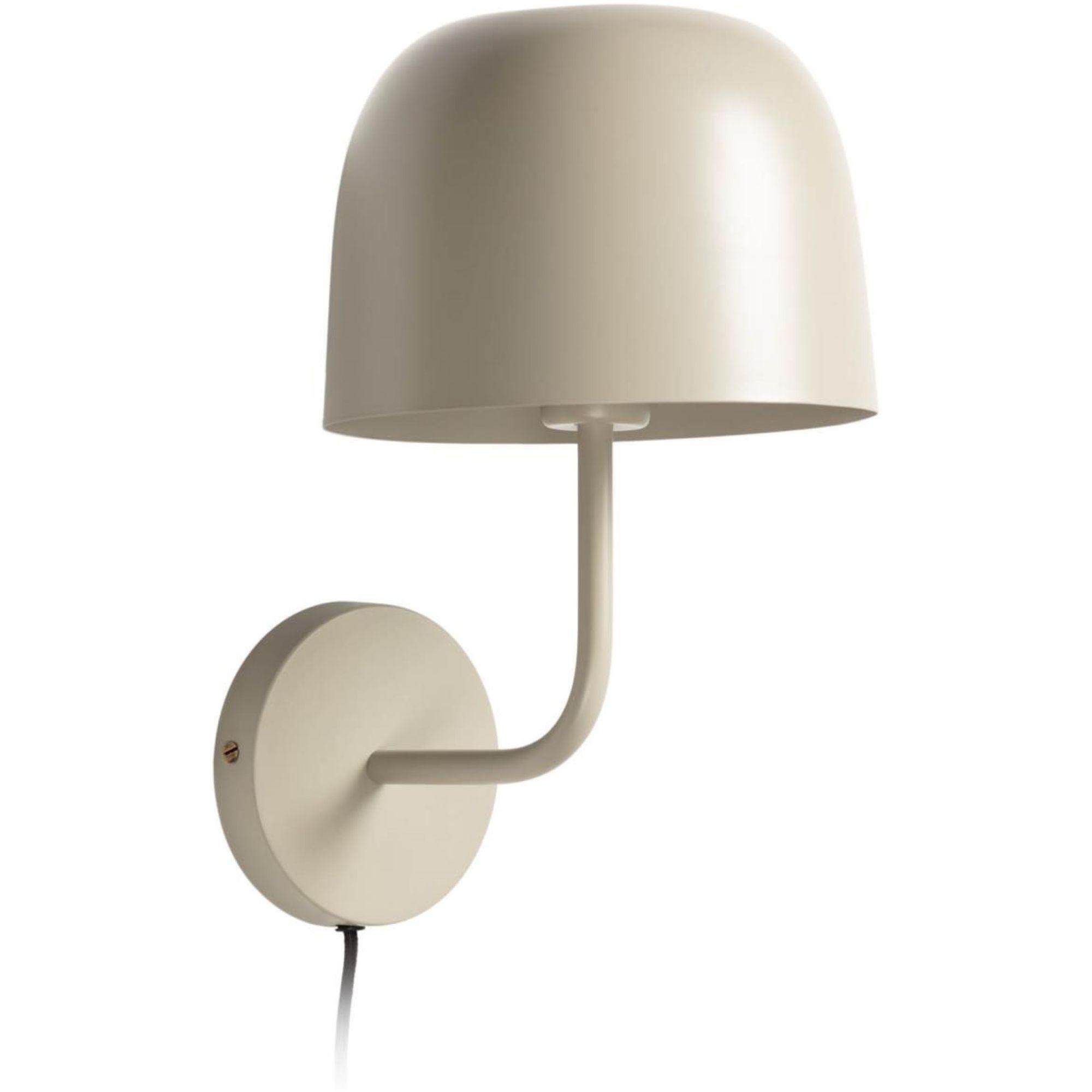 Wandleuchte Alish Metall beige