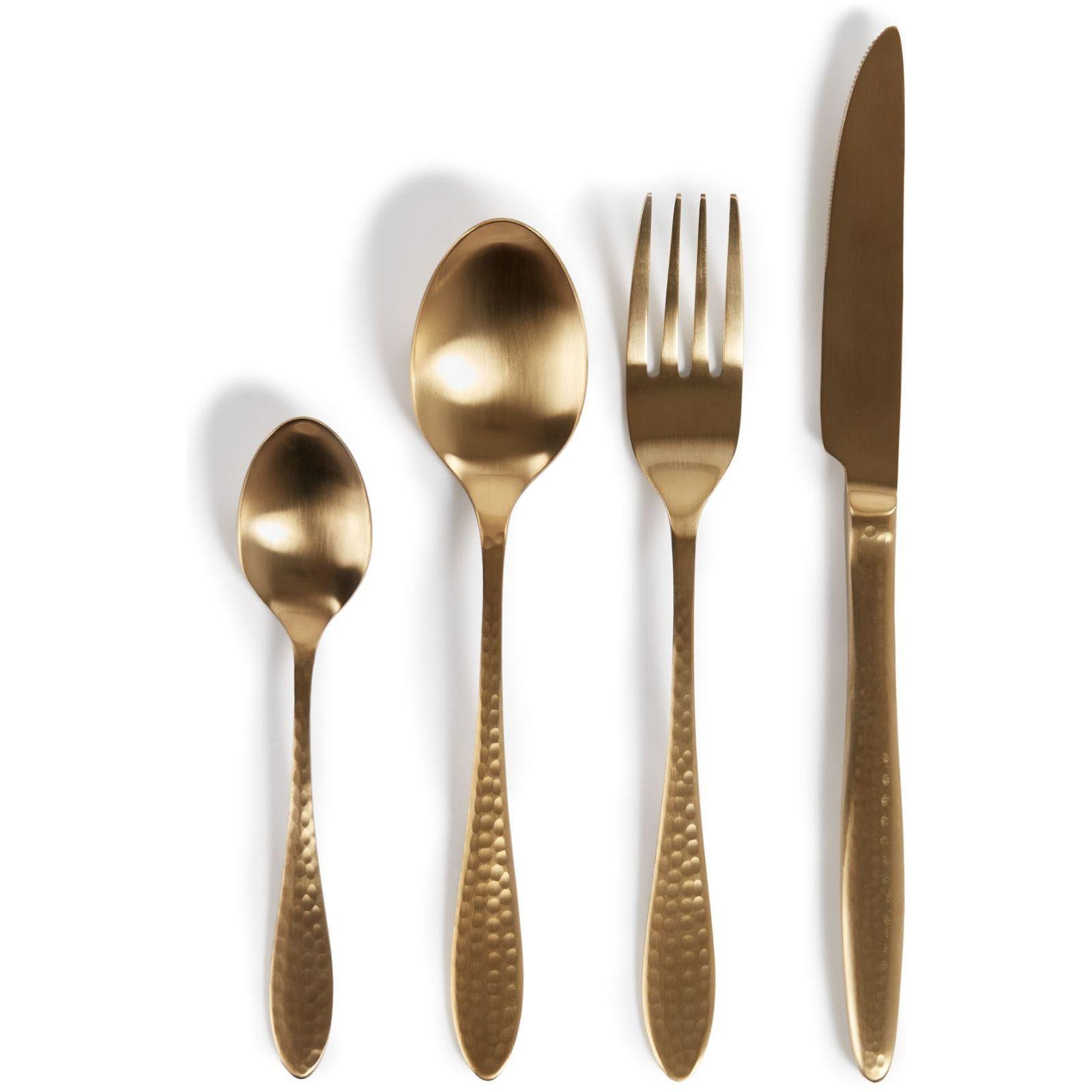 Besteckset Yarine gold (16-teilig)