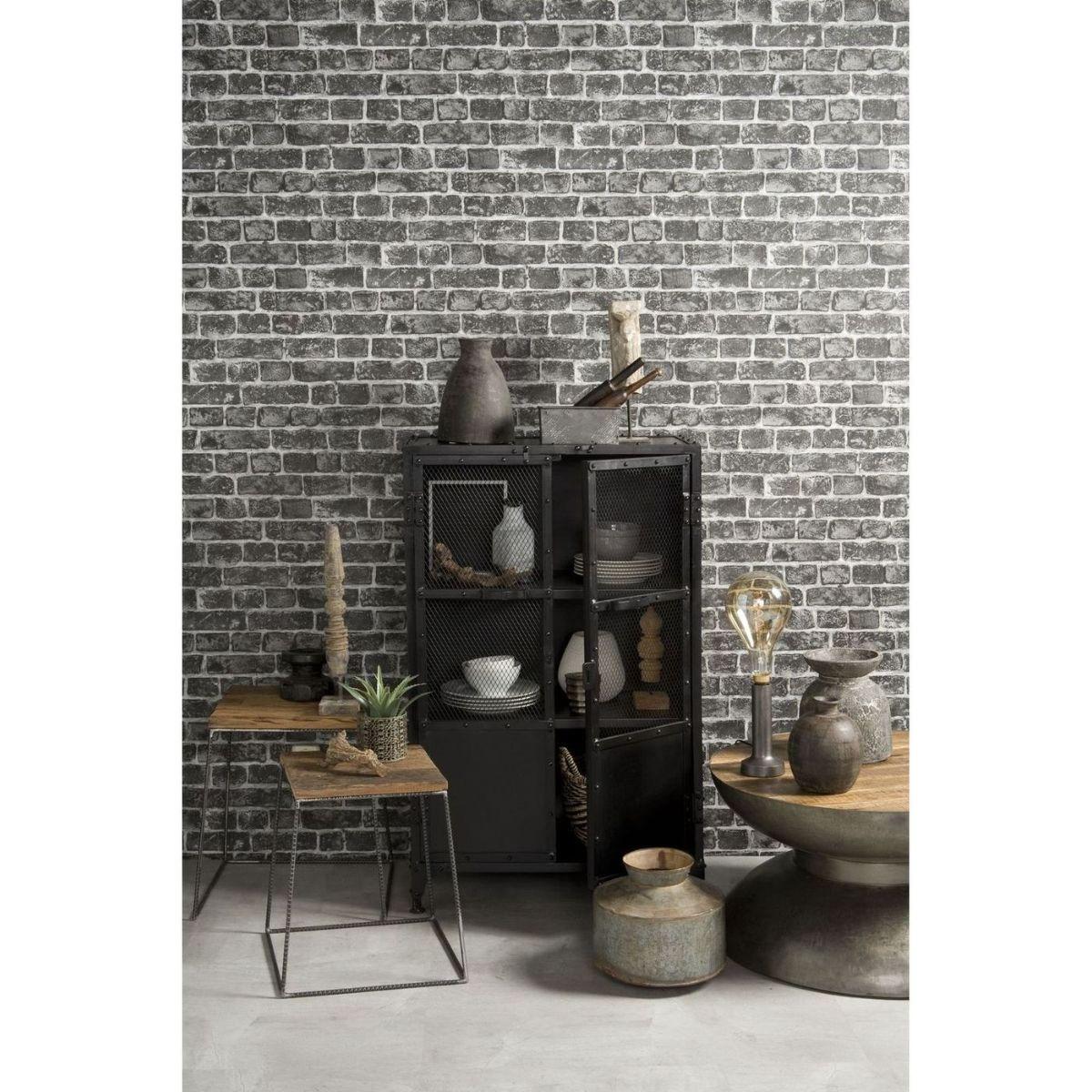 Standvitrine Dresser 76x122 Eisen Glas