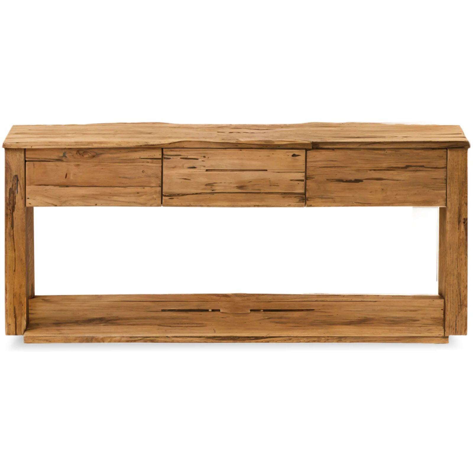 Konsole Sideboard Rustikal recyceltes Teakholz natur 160