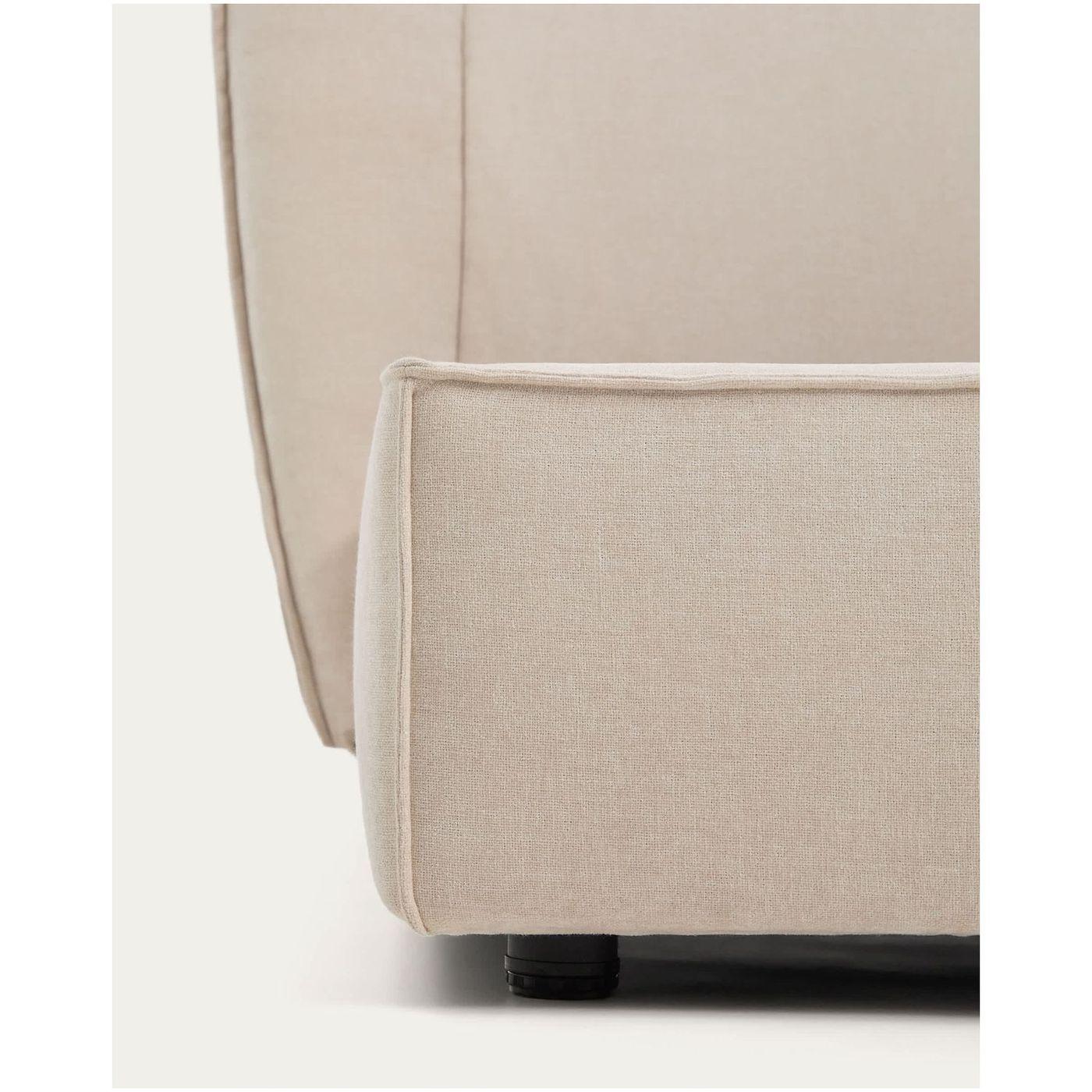 Abziehbares Polsterbett Arvian Chenille Stoff beige mit Klappbettkasten - Grösse: 160x200