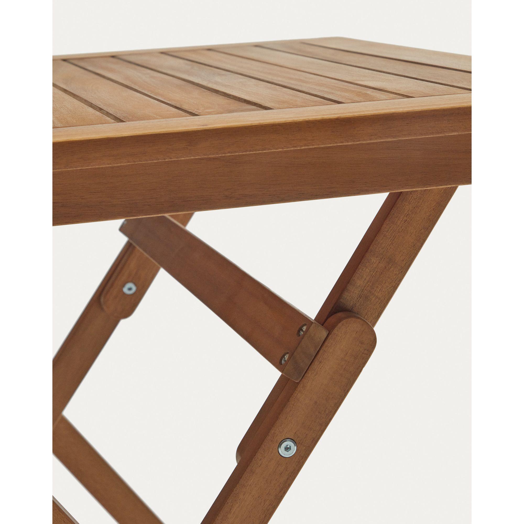 Gartenklapptisch Sadirar aus massivem Akazienholz 70x70