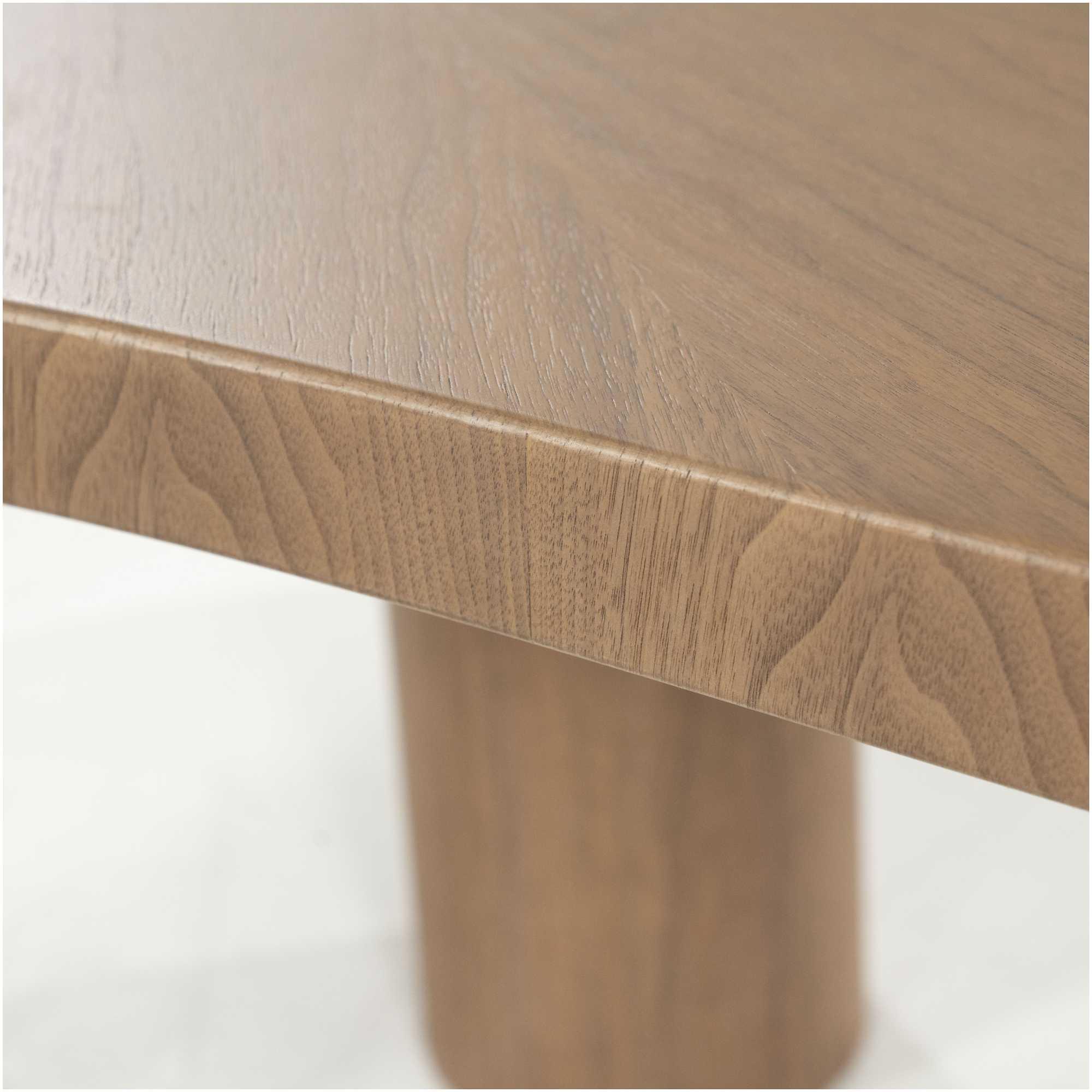 Esstisch Holztisch organisch Charlie Walnussfurnier natur 215x110