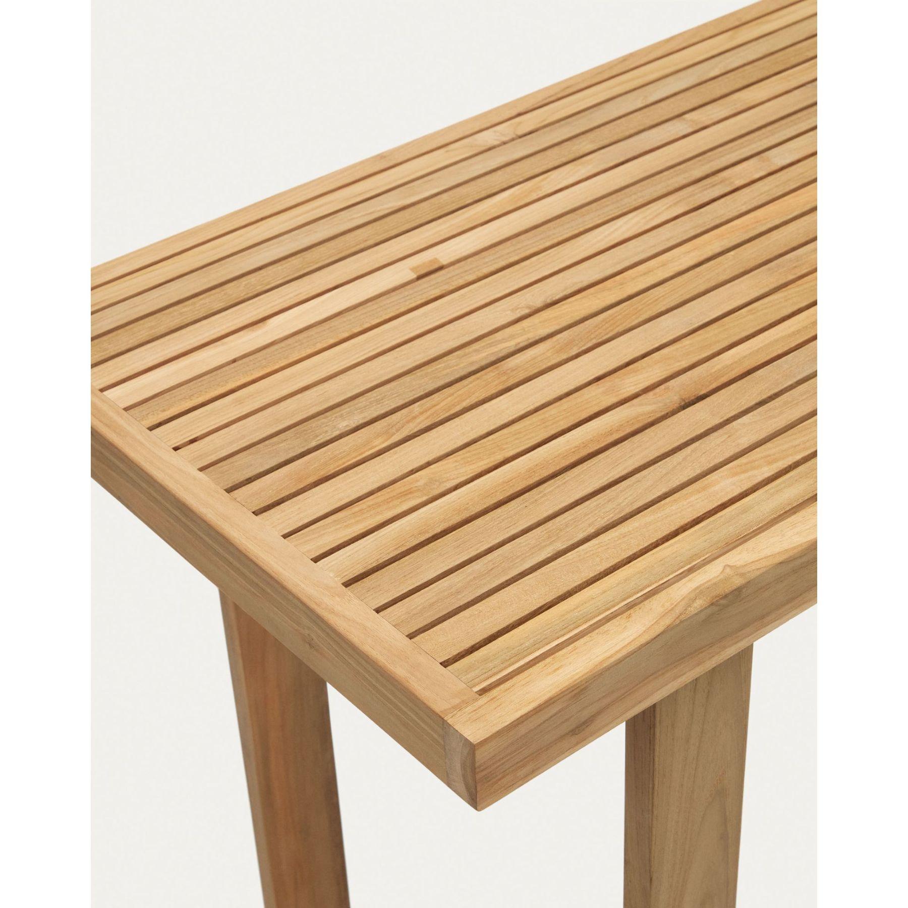 Garten Stehtisch Candell recyceltes Teakholz massiv 140x70