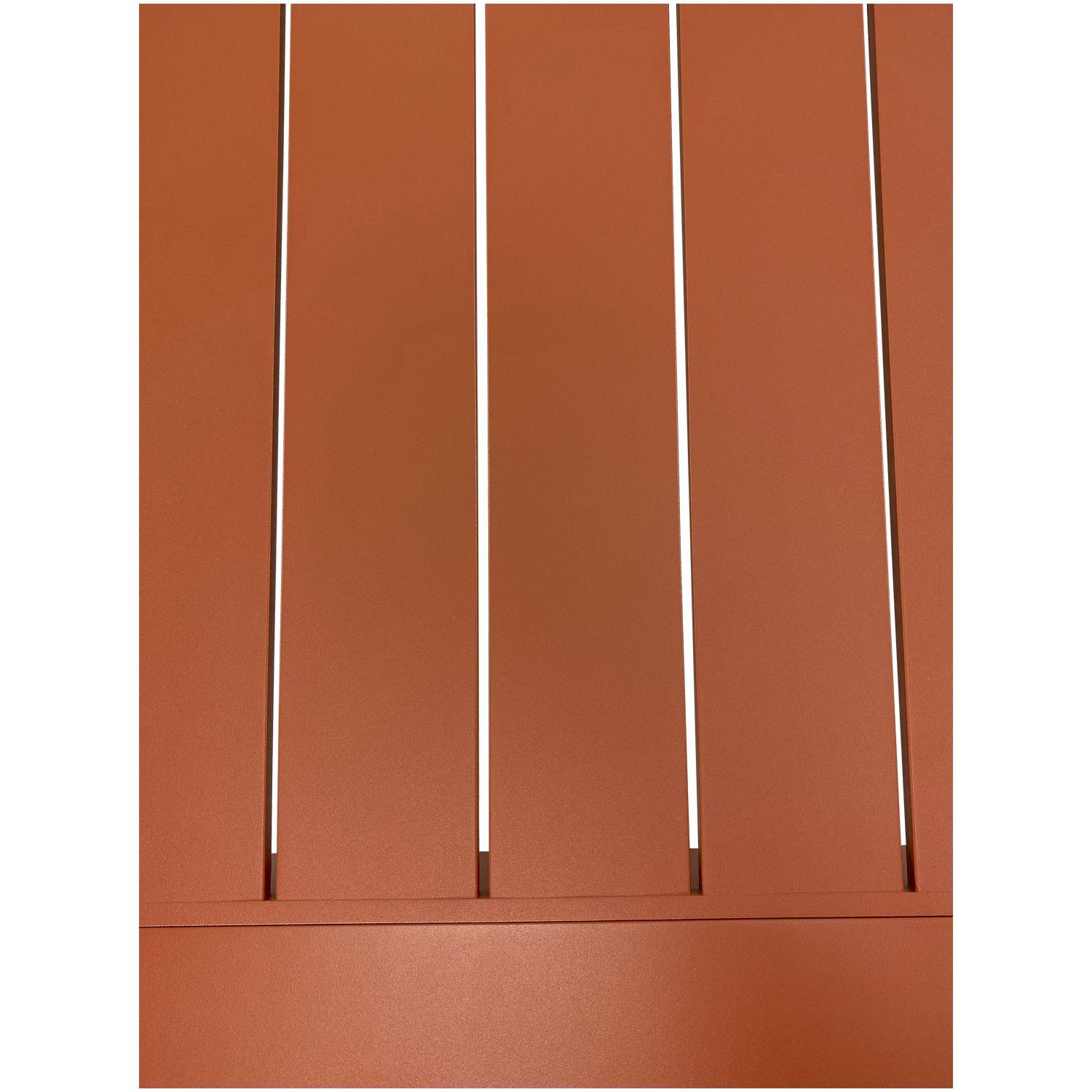 Garten Picknick Tischset Essgruppe Aluminium rot
