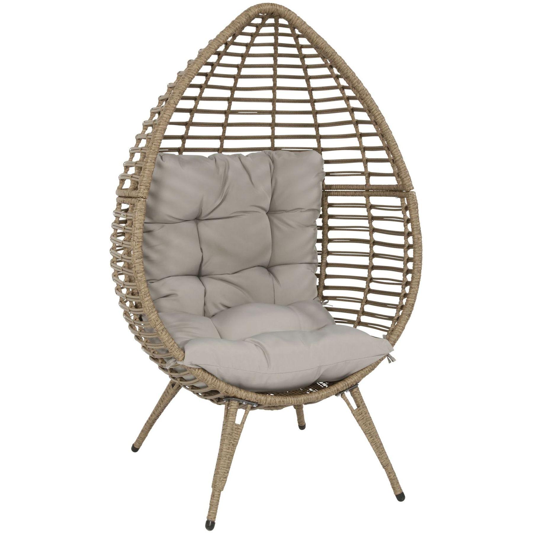 Garten Relaxsessel Egg Billy braun