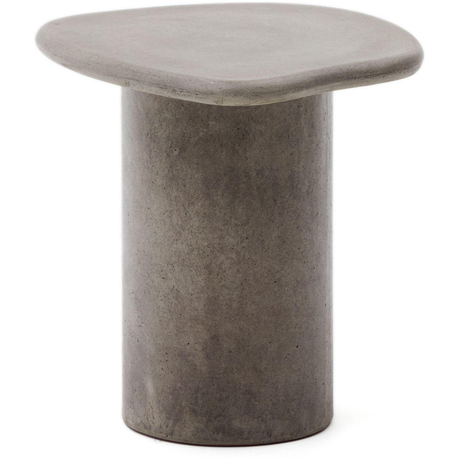 Beistelltisch Macarella Zement grau 48x47