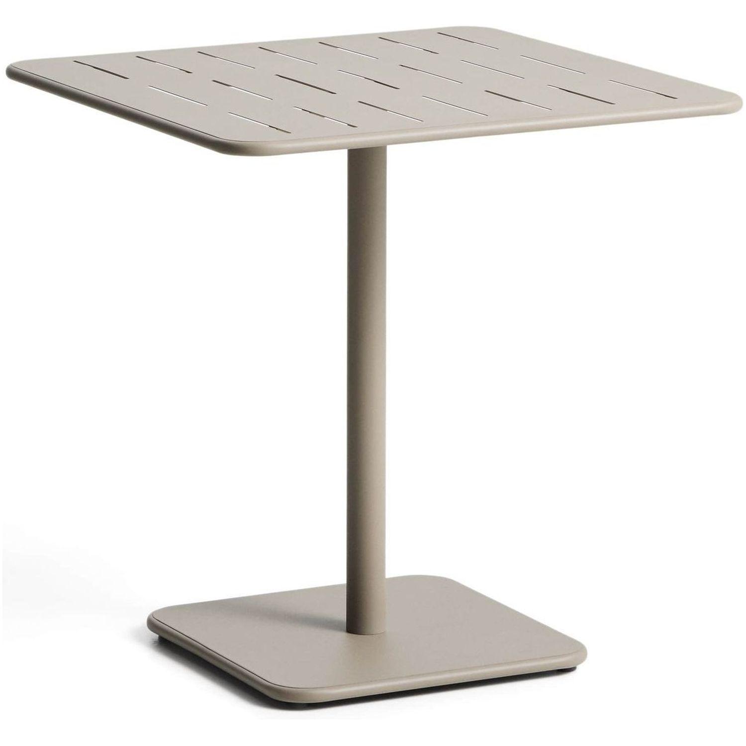 Gartentisch Bistro quadratisch Brai verzinkter Stahl taupe 70x70