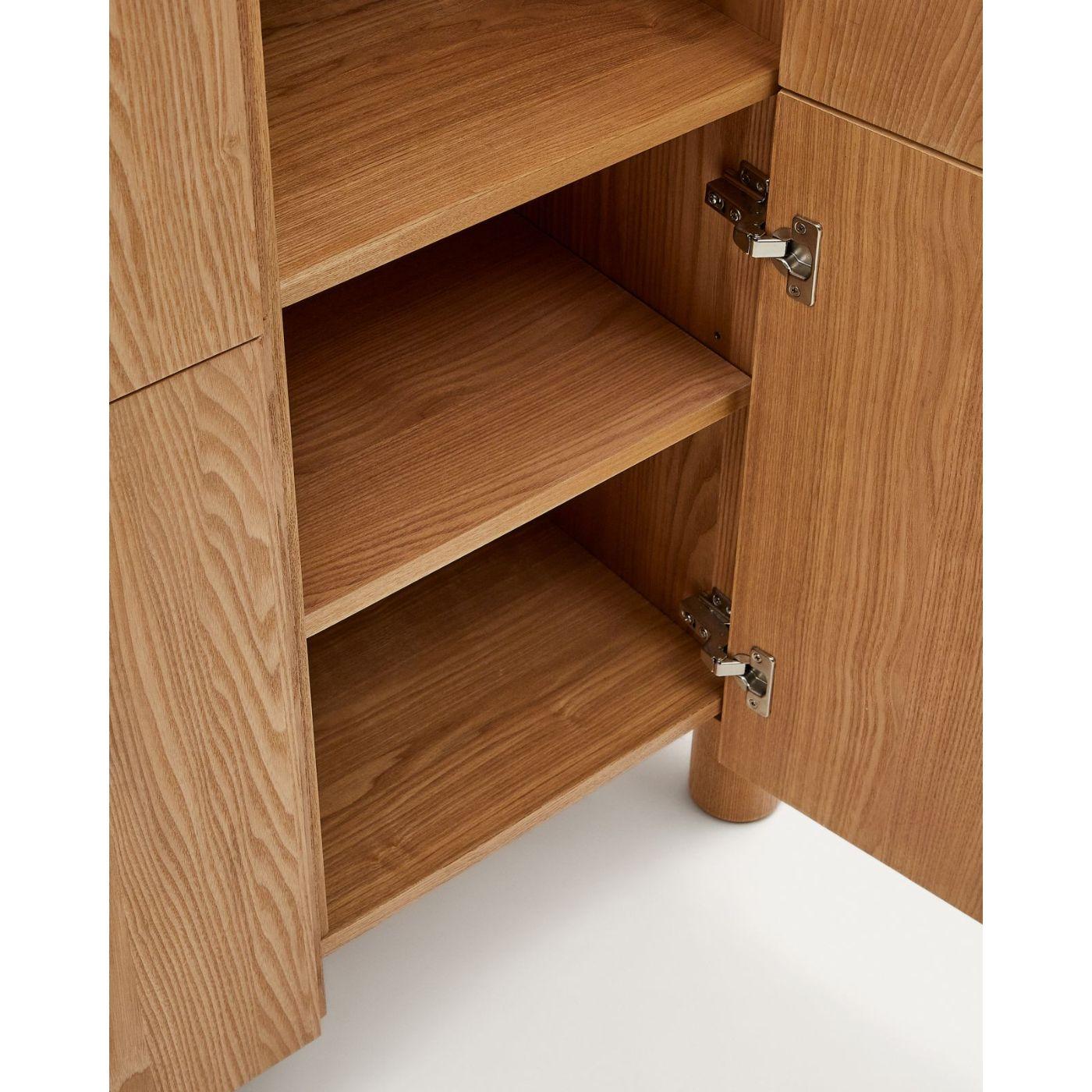 Highboard Schrank Salaya Eschenfurnierholz FSC Mix Credit 100x134
