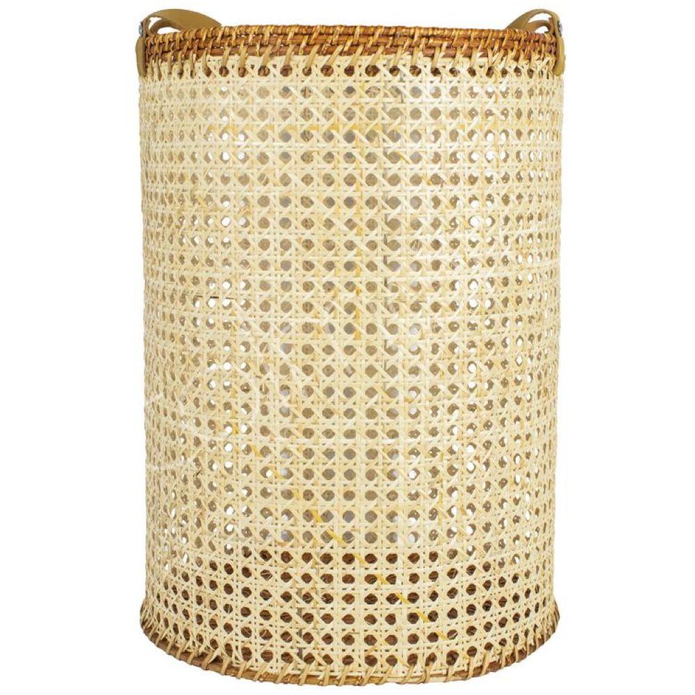 Aufbewahrungskorb Rattan Wienergeflecht natur