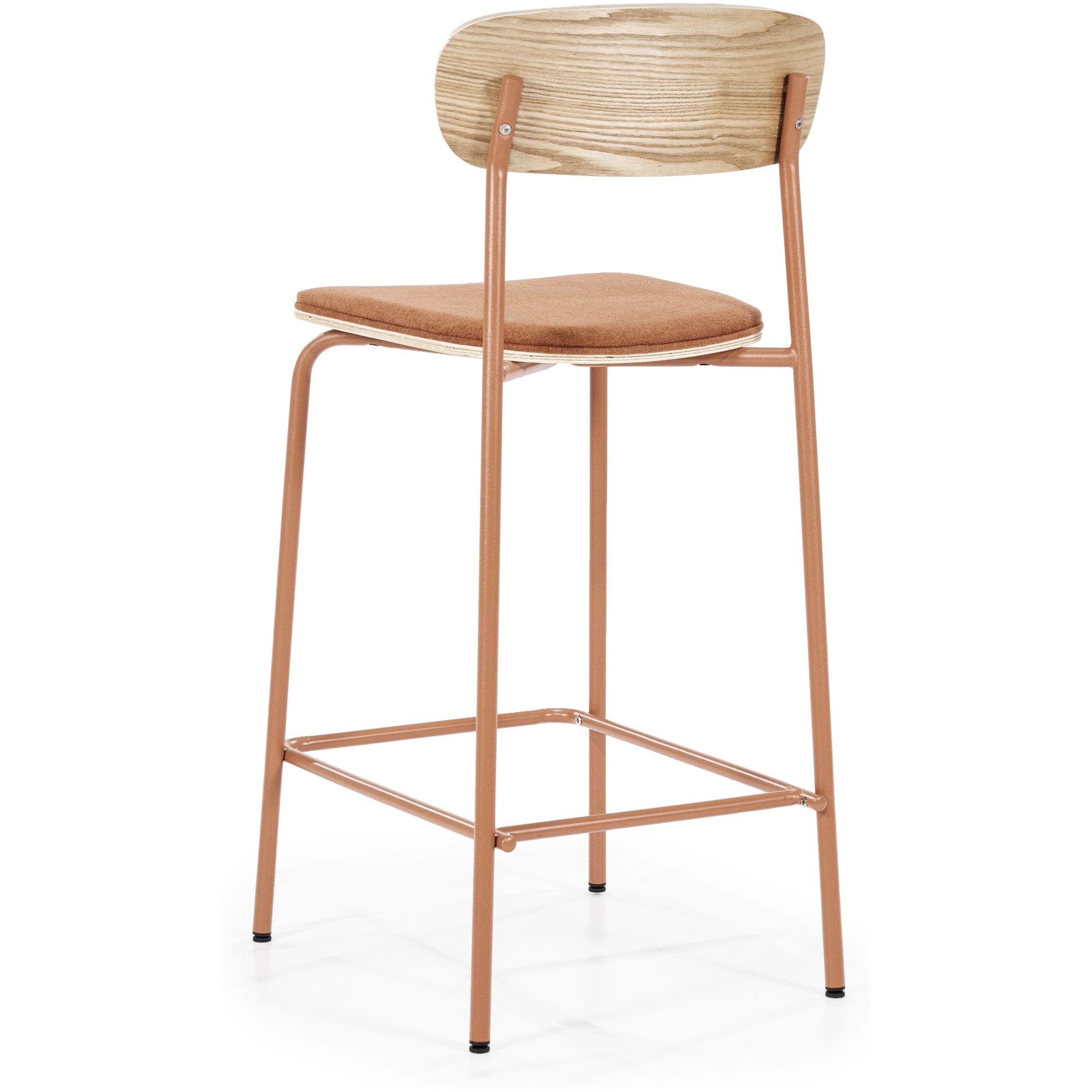 Barhocker Bjorn Scandi Retro terrakotta