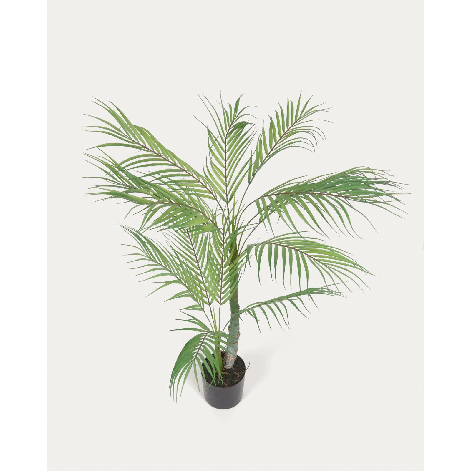 Palmera Kunstpflanze mit Topf schwarz 70 cm