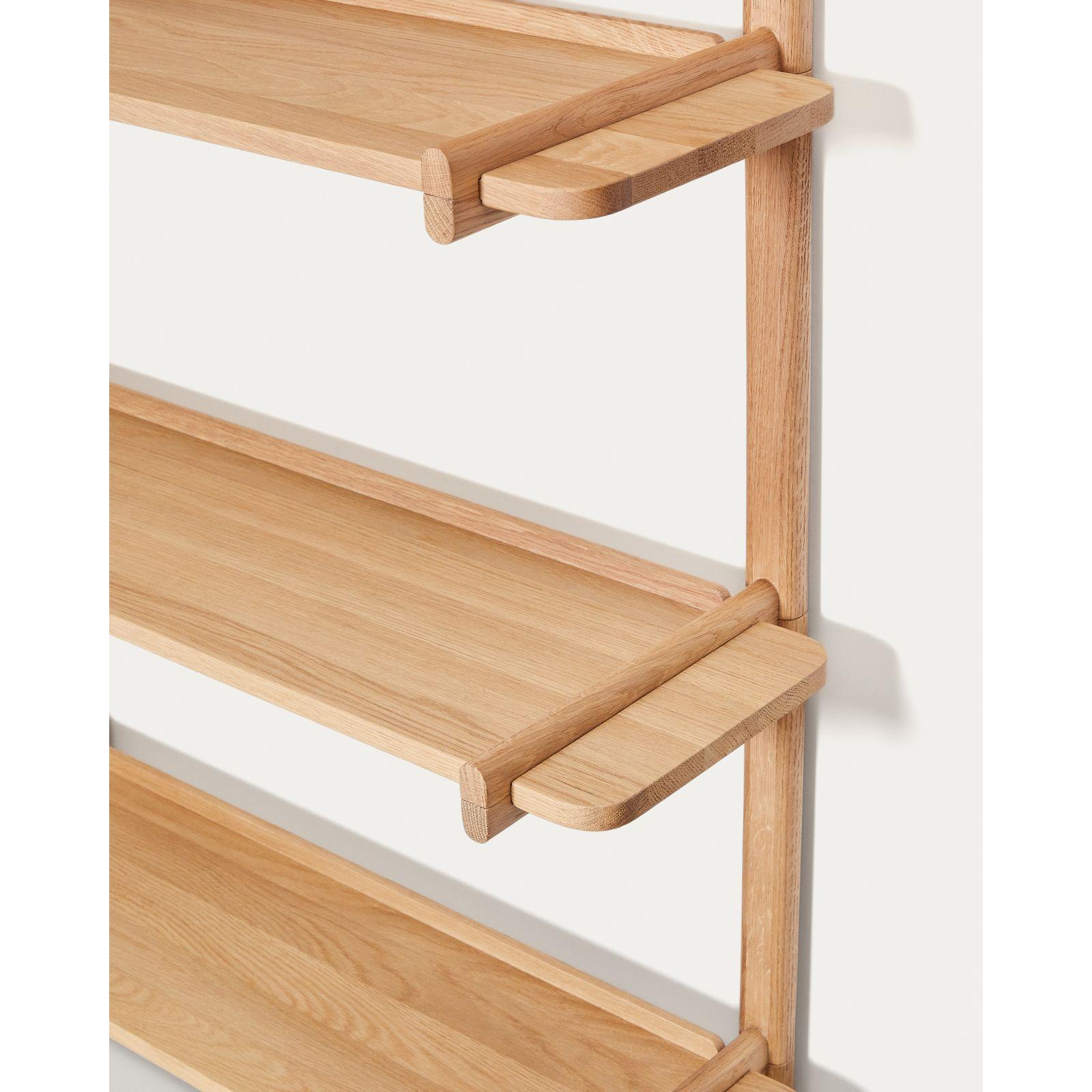 Wandregal 110 Modular Sitra Eichenholz massiv natur 6er