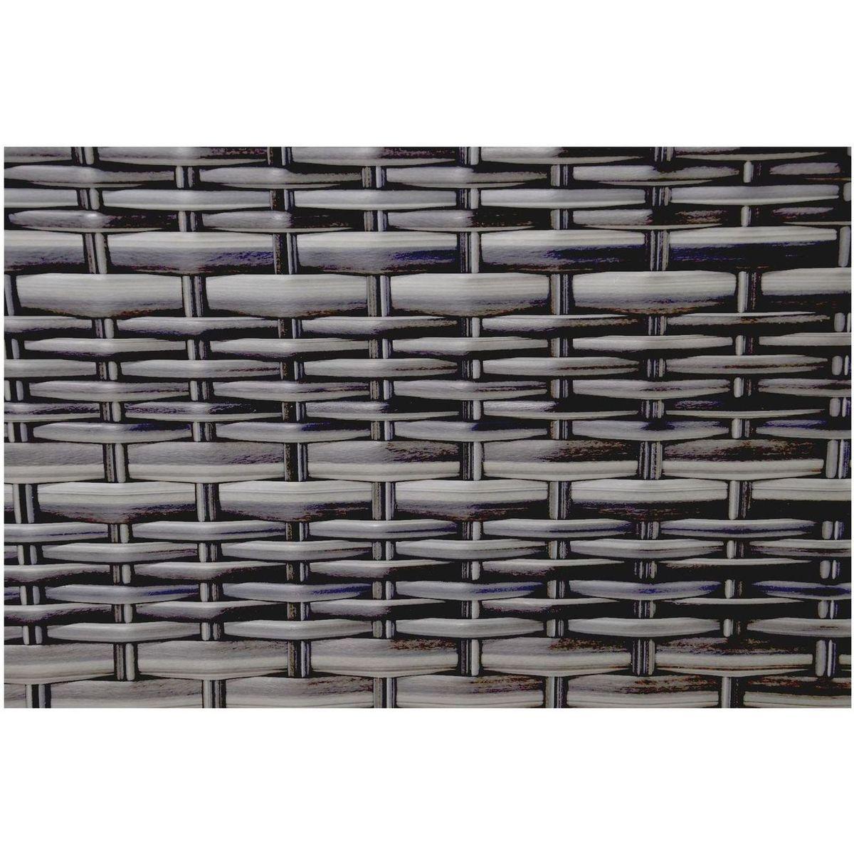 Poly Rattan Gartensessel Parma anthrazit (verstellbar)