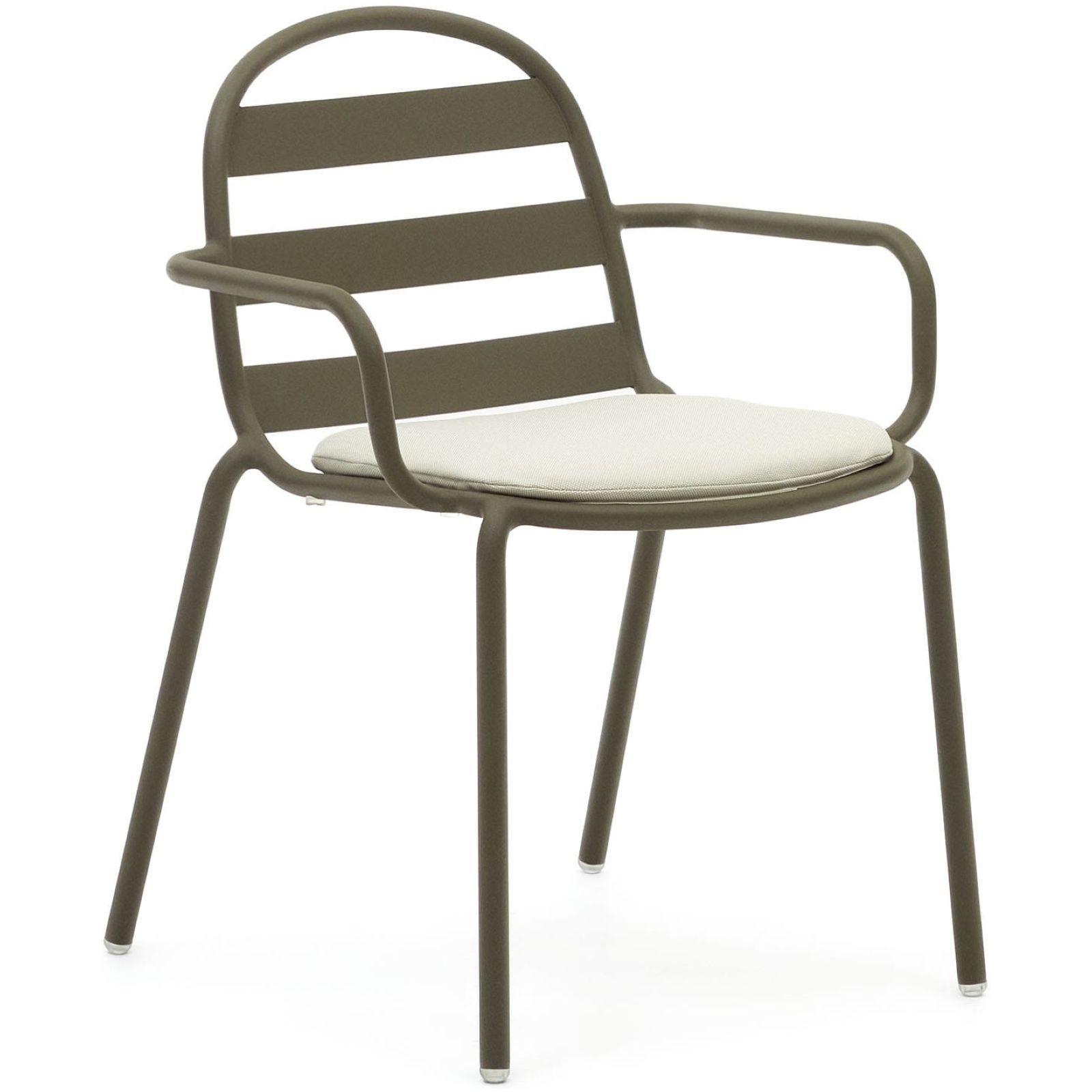 Kissen für Gartenstuhl Joncols in Beige 43x41